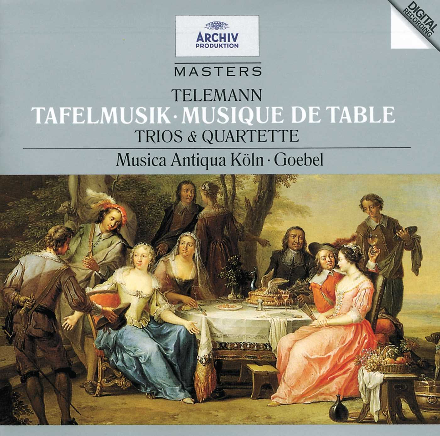 Tafelmusik (Musica Da Tavola-Trii E Quartetti) 0028944729627