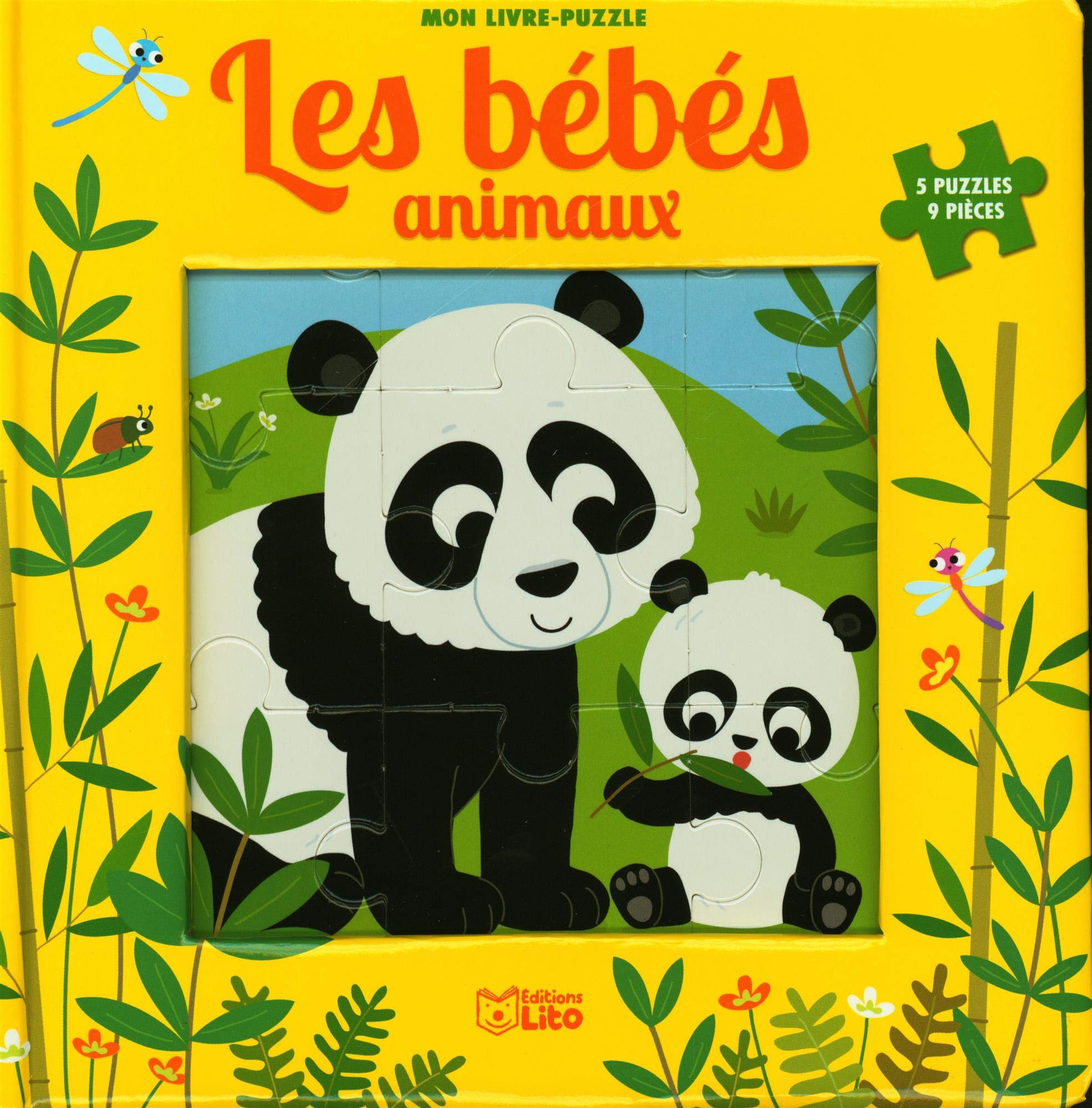 Mon livre puzzle 9 pièces: Les bébés animaux - Dès 2 ans 9782244302850