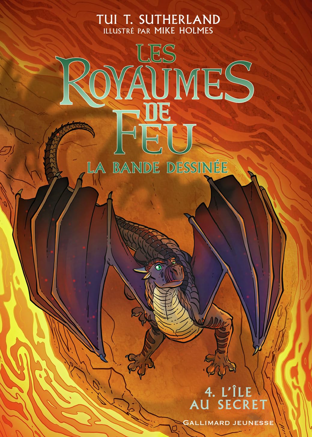 LES ROYAUMES DE FEU EN BANDE DESSINEE - 4 L'ILE AU SECRET T4 9782075152549