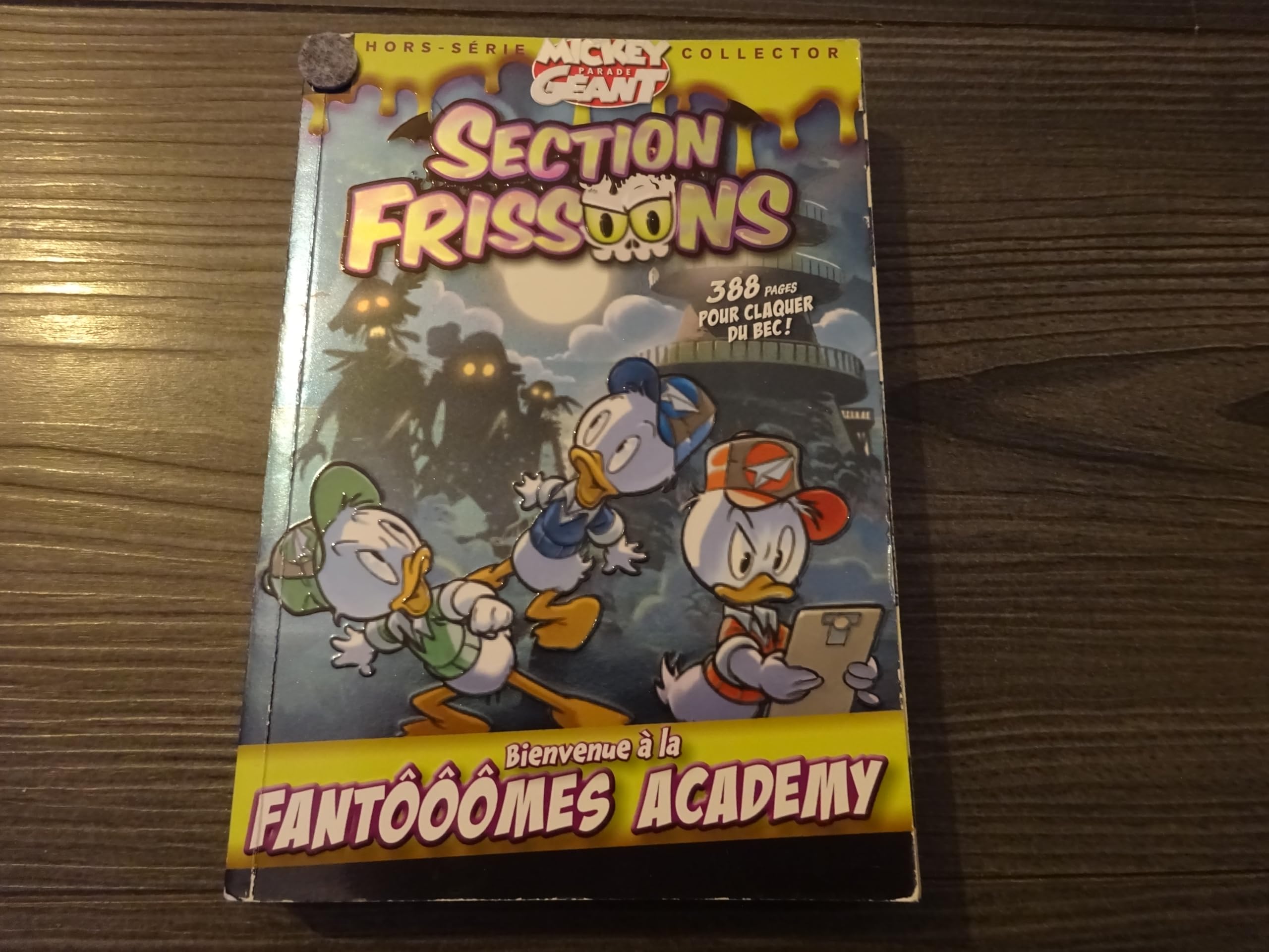 Générique MICKEY PARADE GEANT HORS-SERIE COLLECTOR N° 17 !! "SECTION FRISSONS : BIENVENUE à LA FANTOOOMES ACADEMY 388 PAGES POUR CLAQUER DU BEC ! 