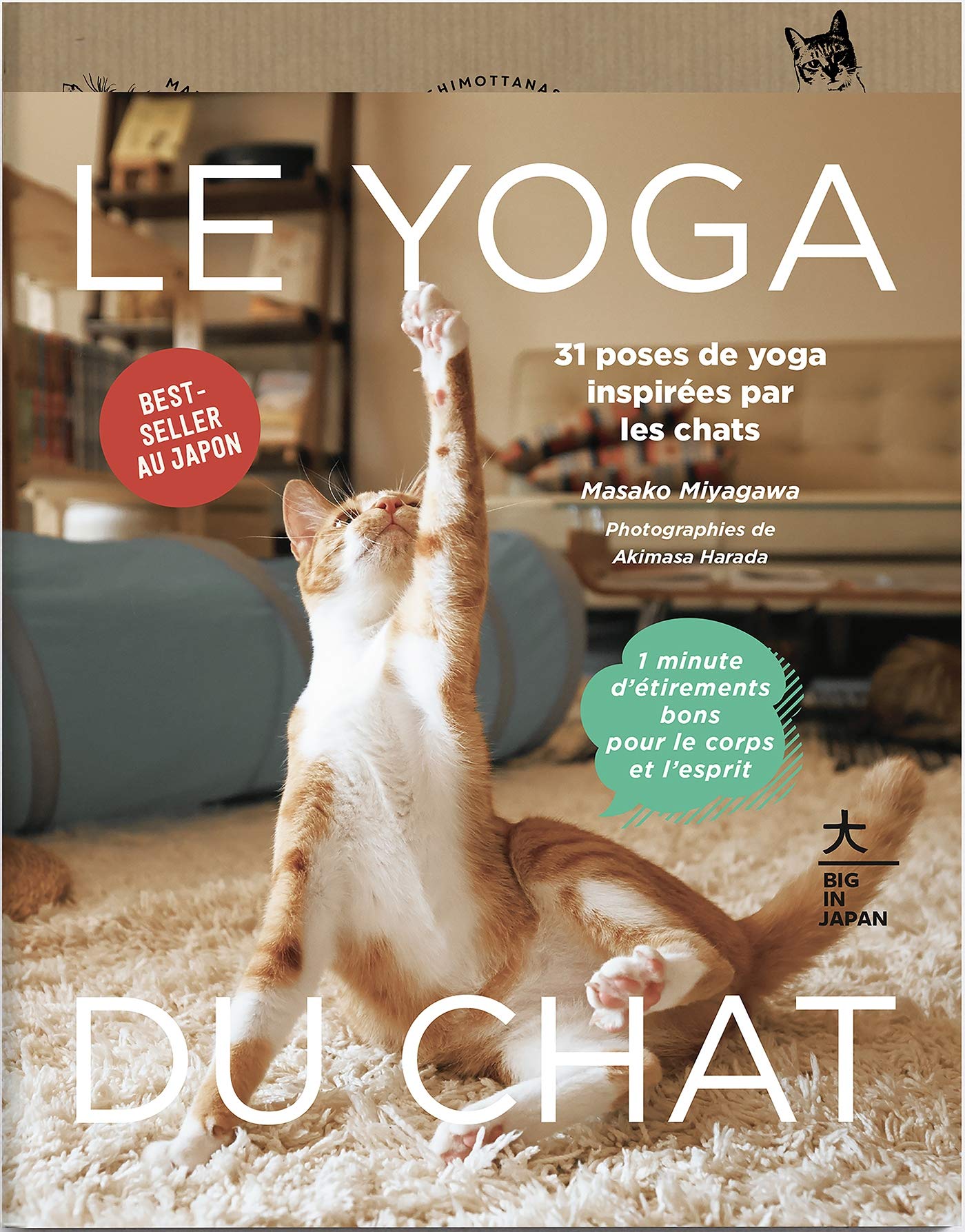 Le Yoga du Chat: 31 poses de Yoga inspirées par les chats 9782016290408
