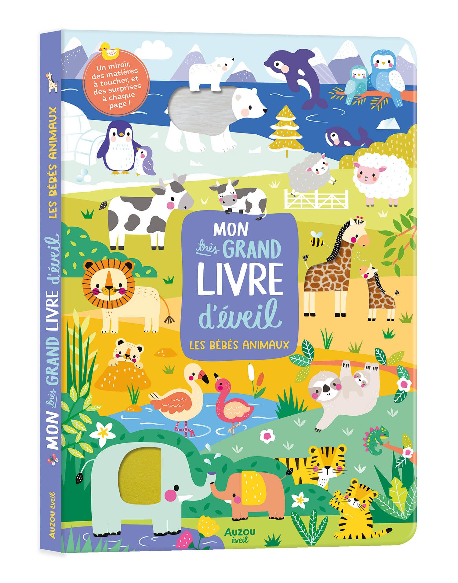 Mon très grand livre d'éveil - les bébés animaux 9791039527576