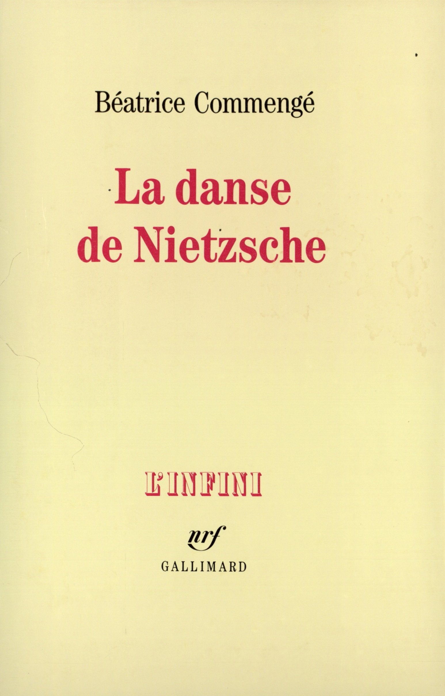 La Danse de Nietzsche 9782070712465