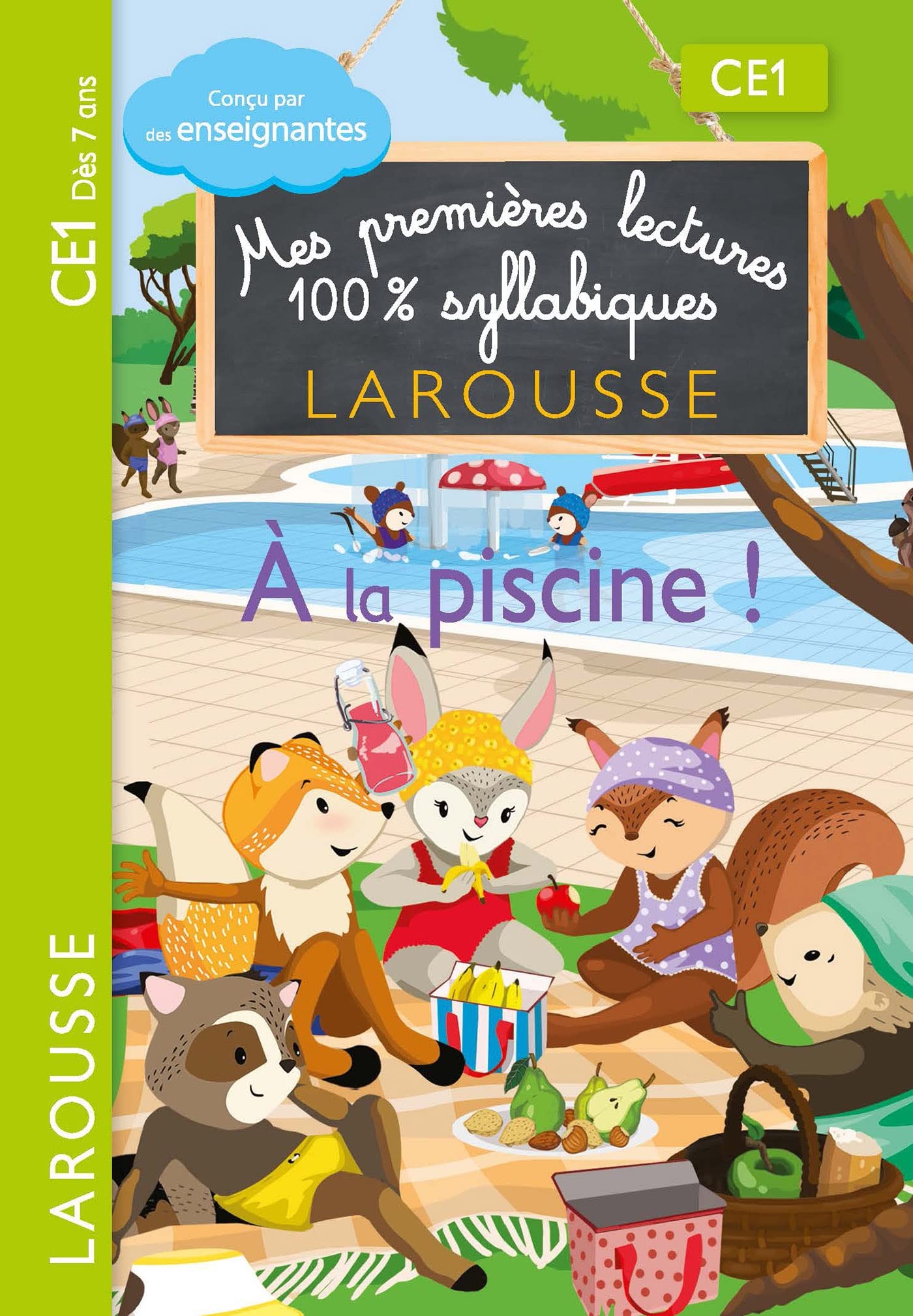 Premières lectures syllabiques CE1 - A la piscine 9782036045880