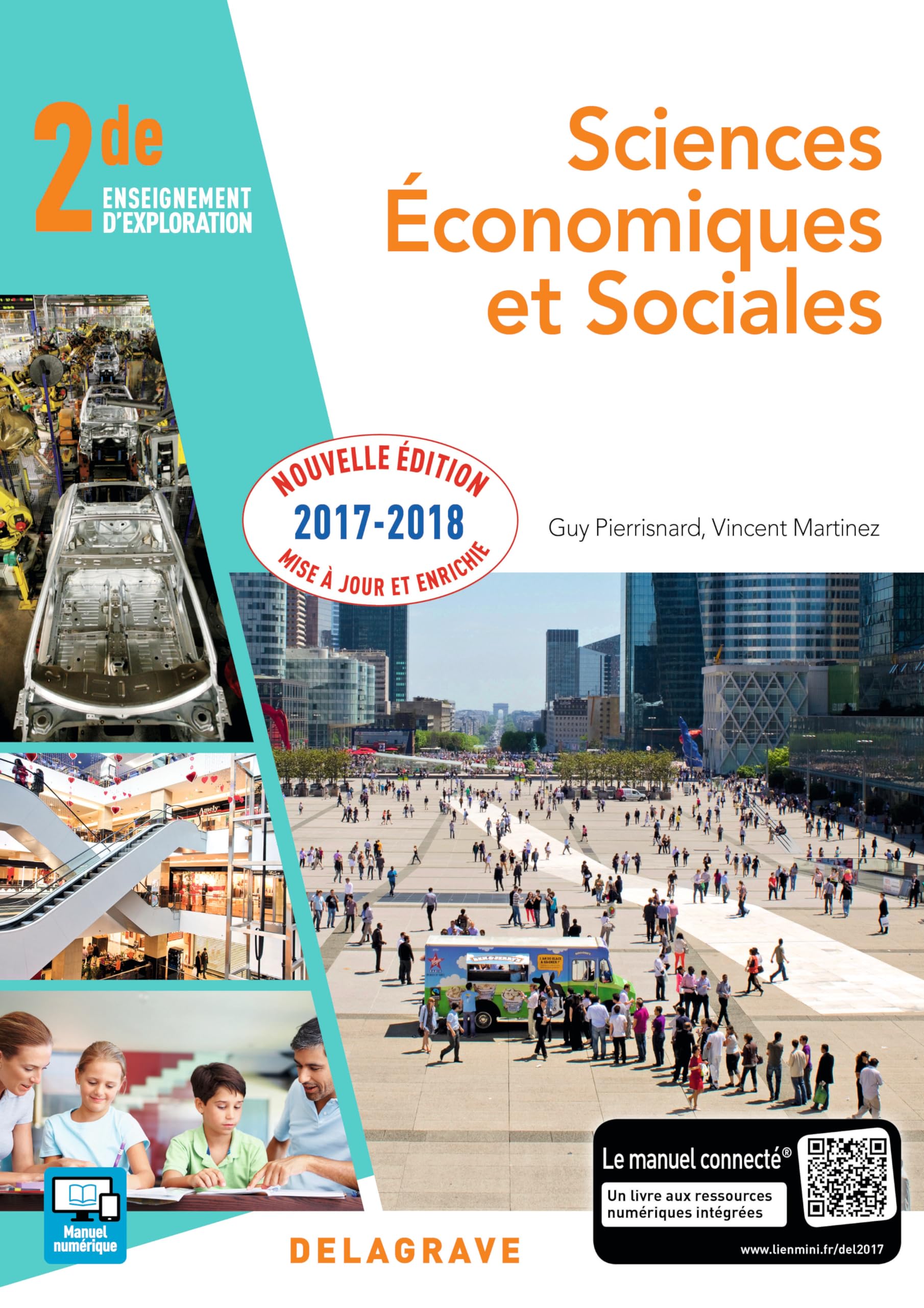 Sciences économiques et sociales (SES) 2de (2017) - Pochette élève 9782206203867