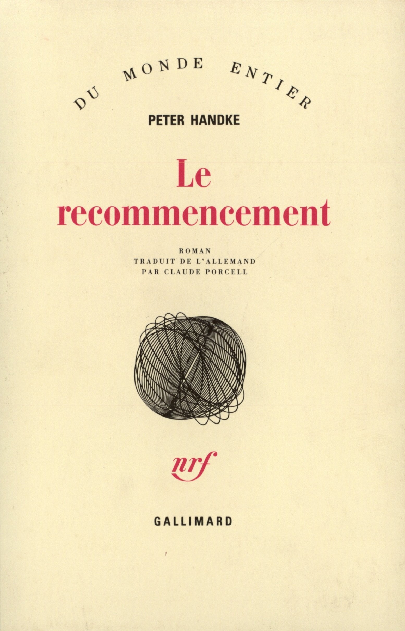 Le recommencement 9782070715961