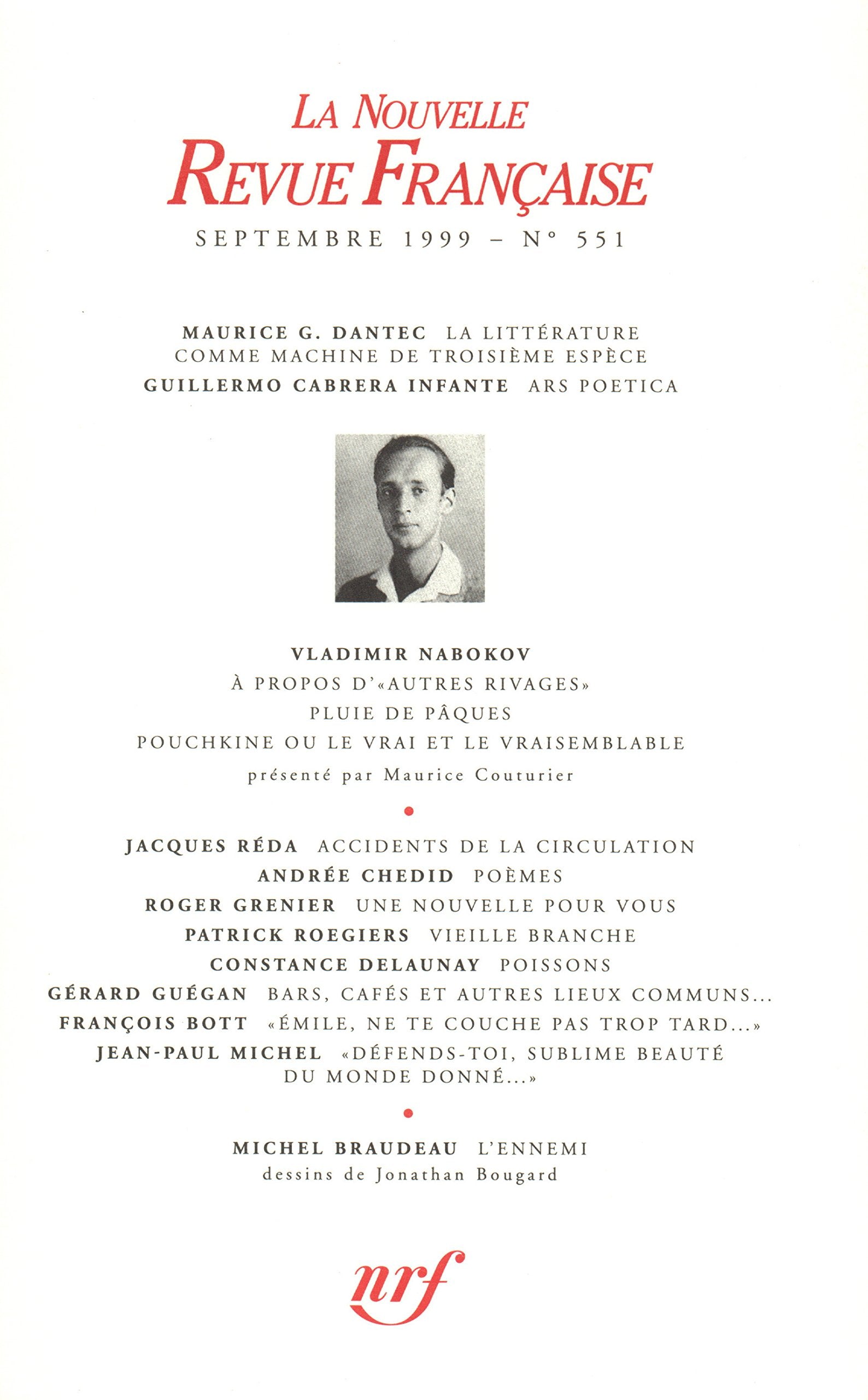La Nouvelle Revue Française 9782070756605