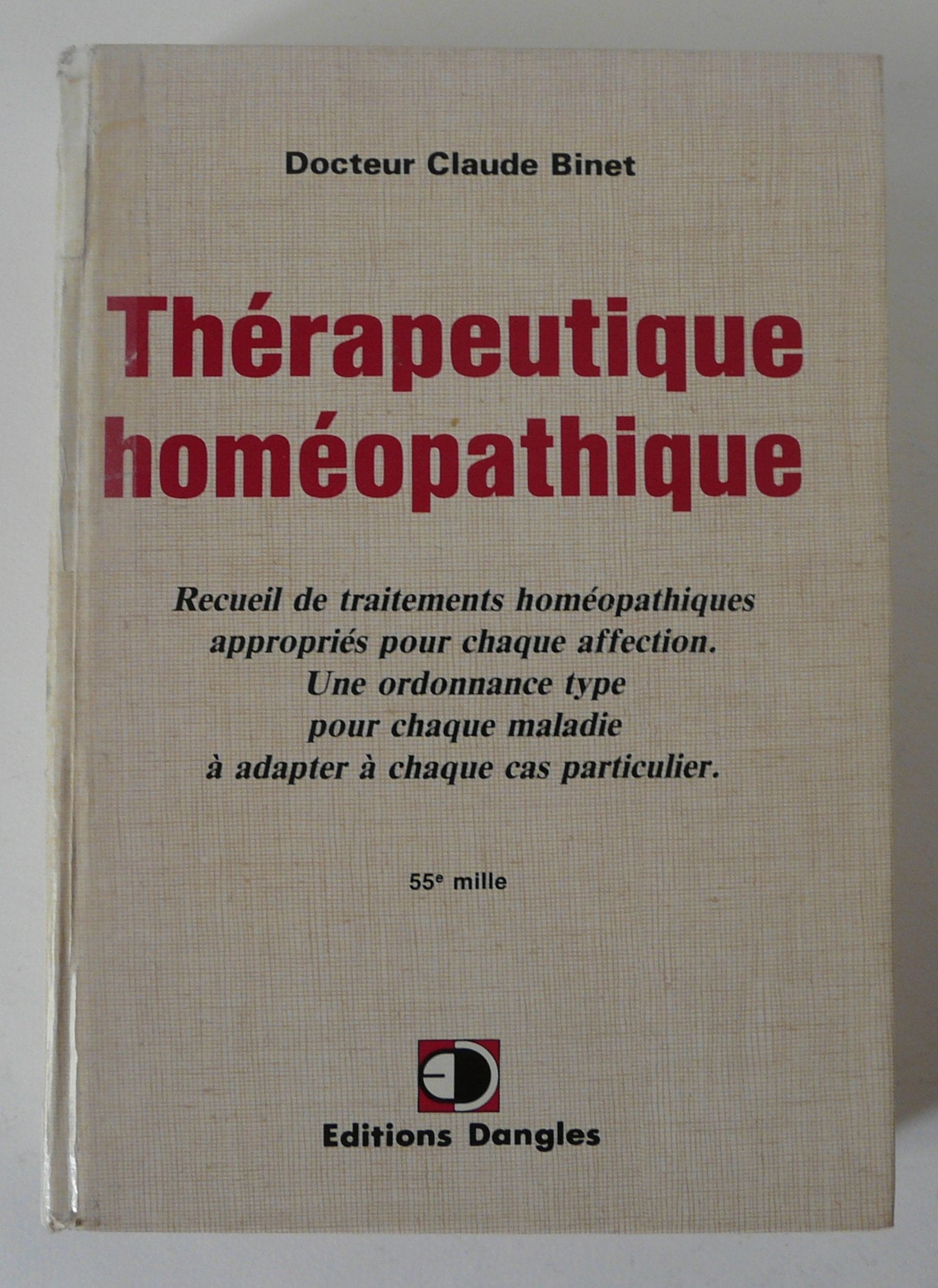 Thérapeutique homoeopathique 9782703301738