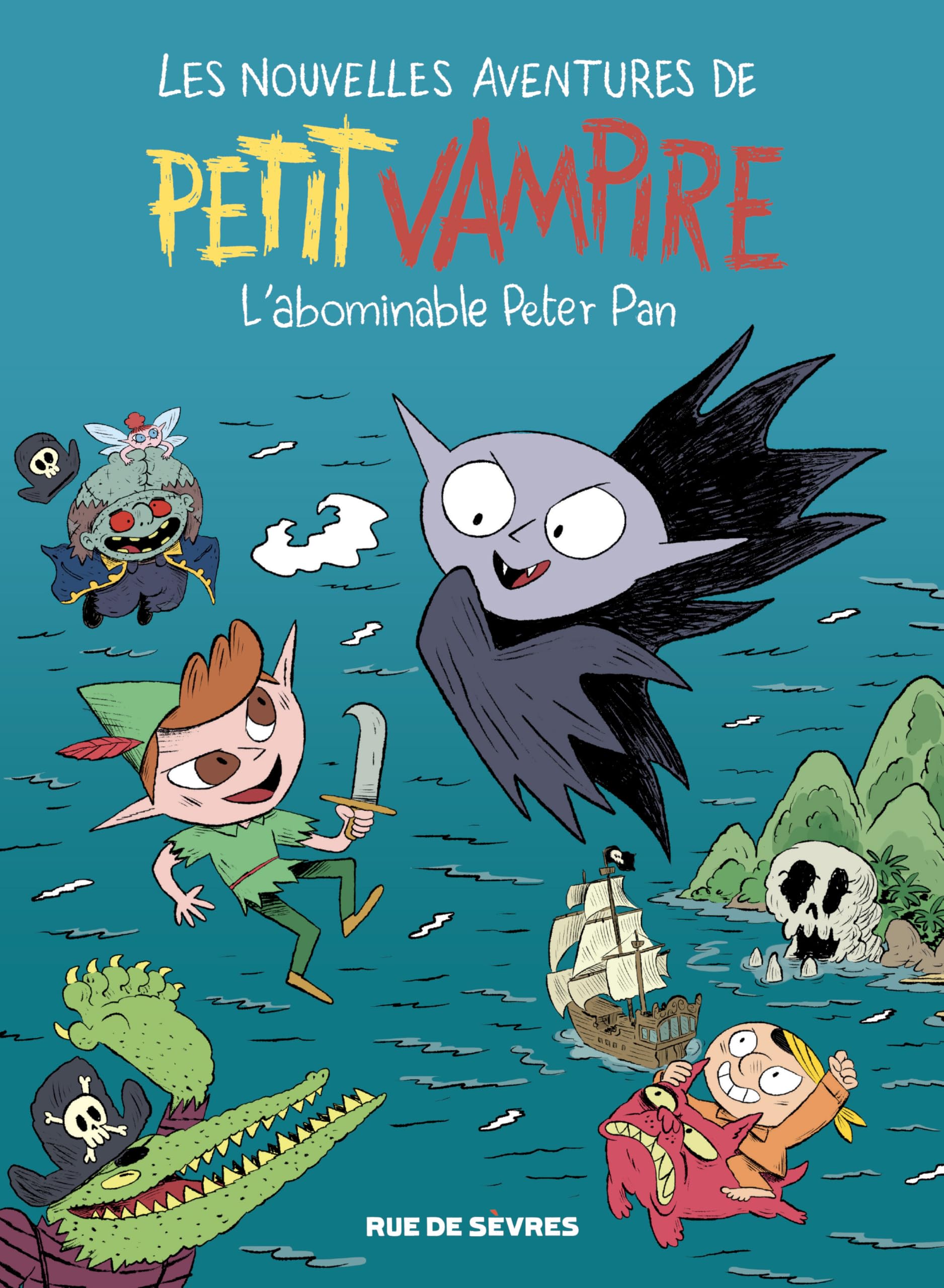 Les Nouvelles aventures de Petit Vampire T3 - L'abominable Peter Pan 9782810206896
