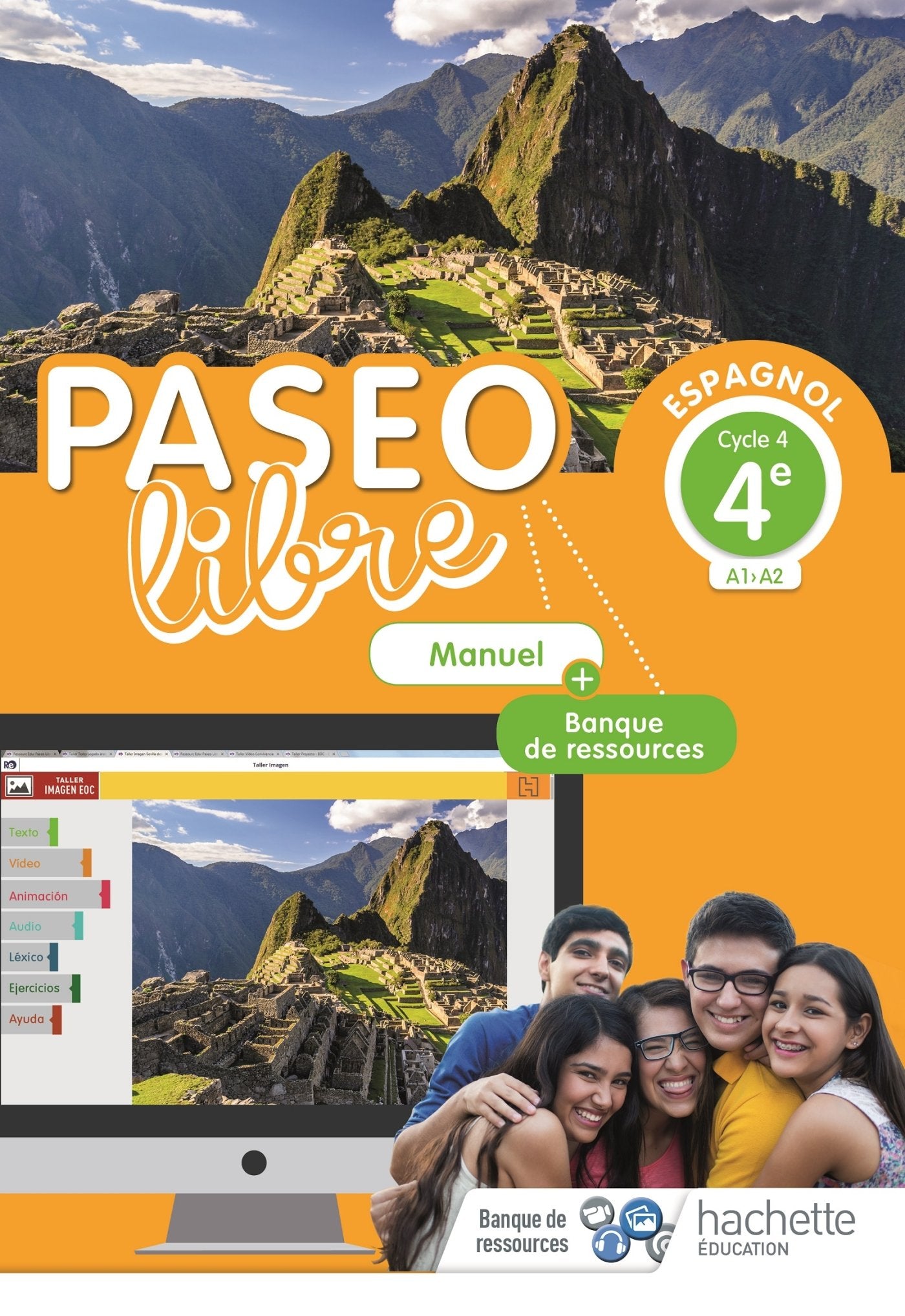 Paseo libre Espagnol 4e - Manuel élève - Éd. 2018 9782012407268