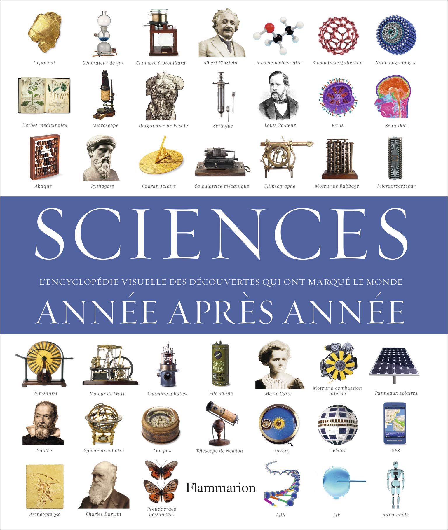 Sciences, année après année: L'Encyclopédie visuelle des découvertes qui ont marqué le monde 9782081313767