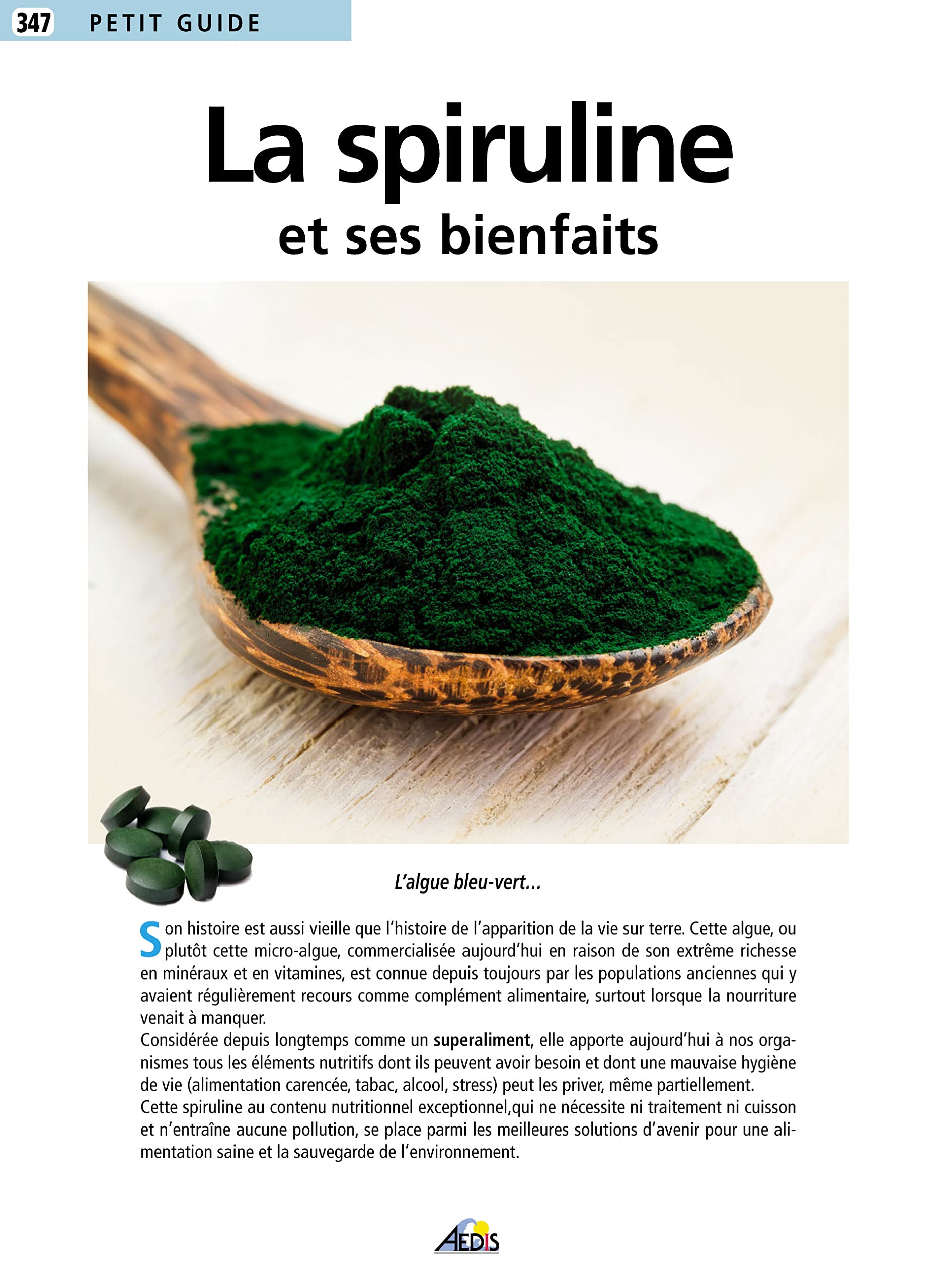 PG347 - La spiruline et ses bienfaits 9782842596903