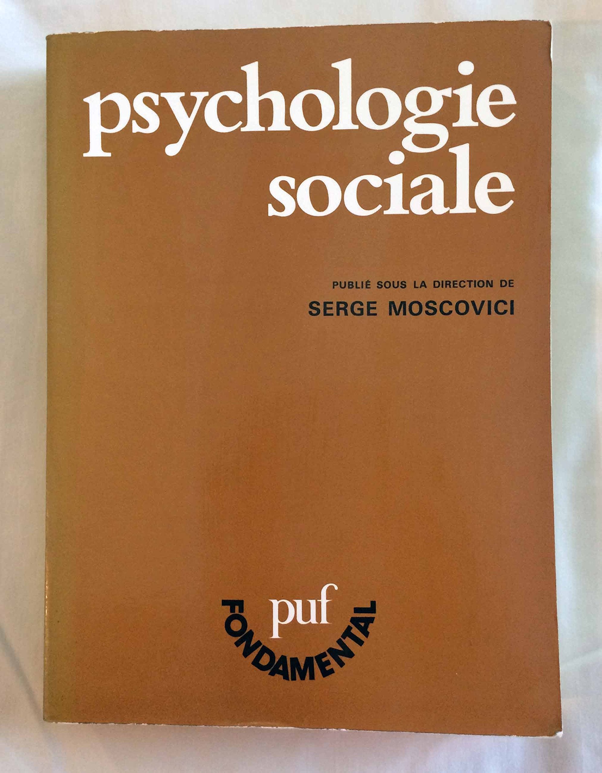 PSYCHOLOGIE SOCIALE 9782130432135
