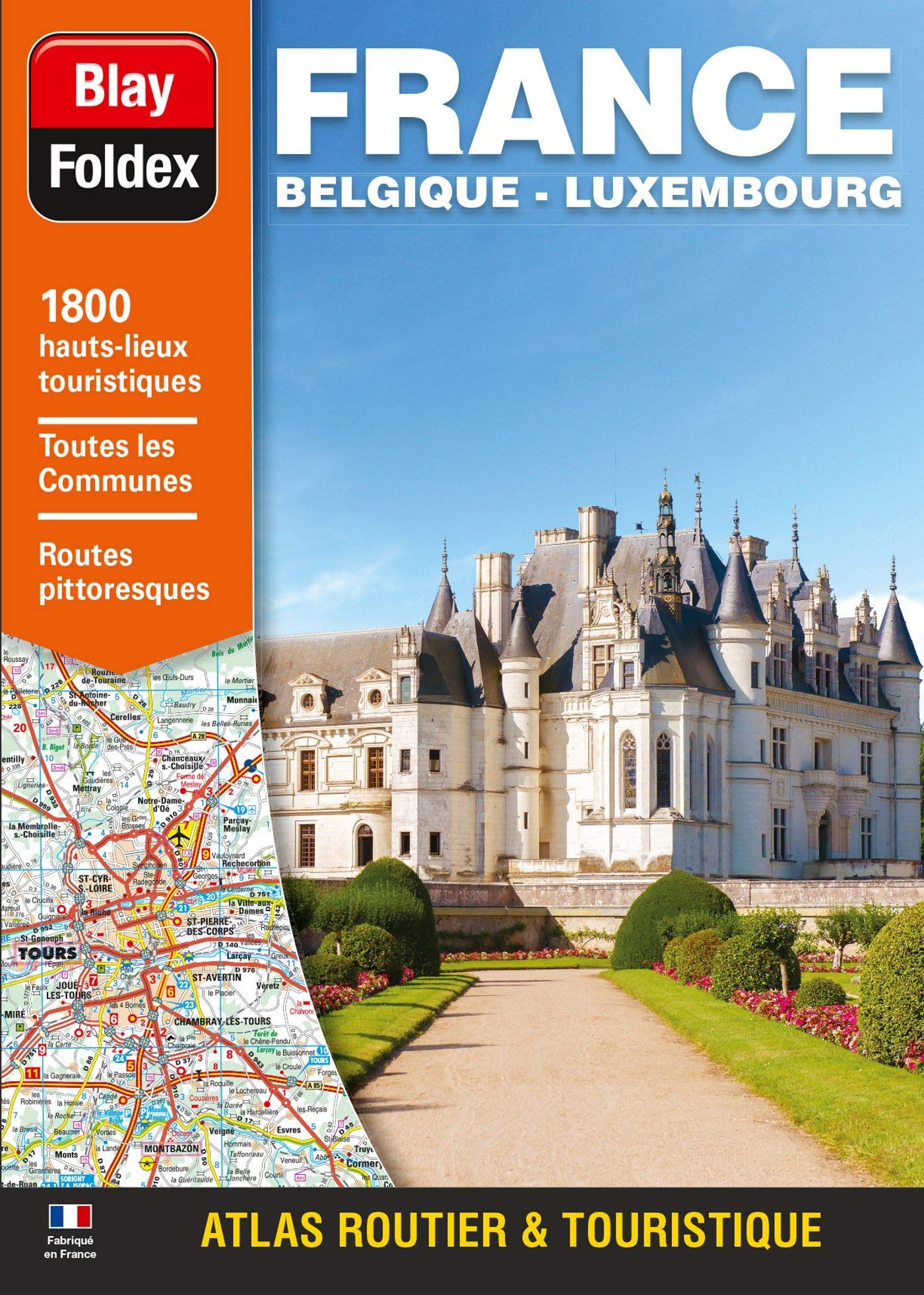 ATLAS ROUTIER FRANCE BELGIQUE LUXEMBOURG - LUXE 9782309020255