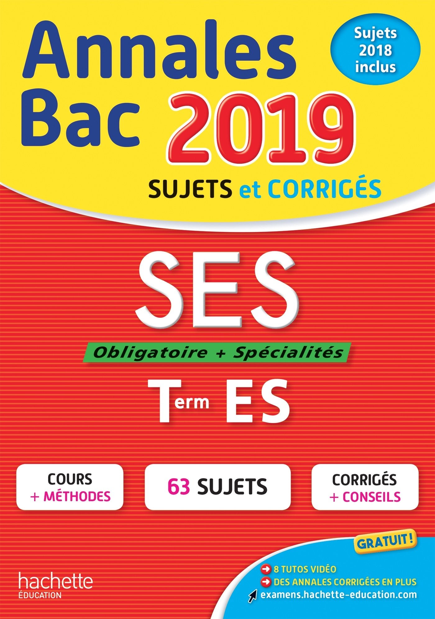 Annales BAC SES Tle ES 9782017016052