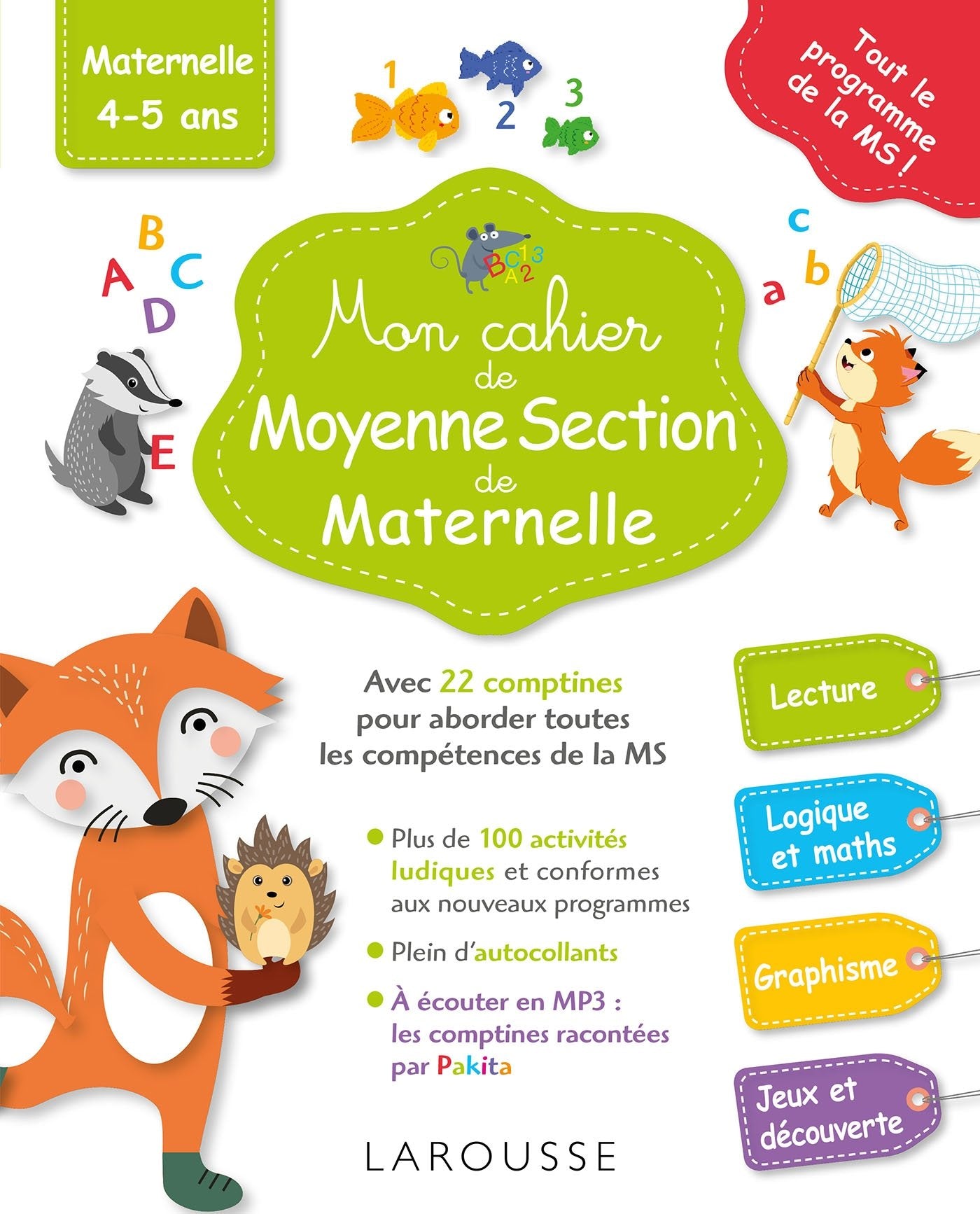 Mon cahier de Moyenne Section de Maternelle 9782035932990