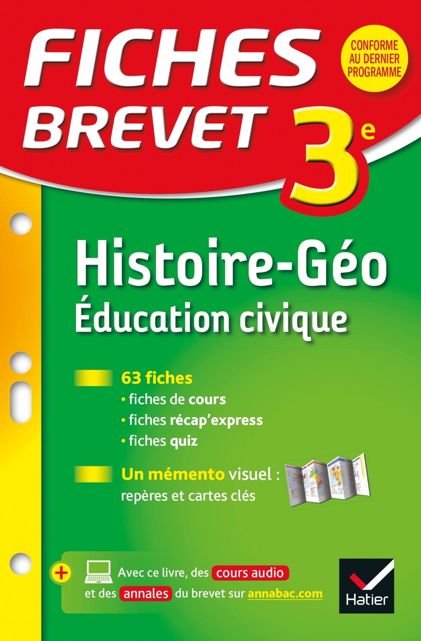 Histoire Géographie Education civique 3e 9782218988905