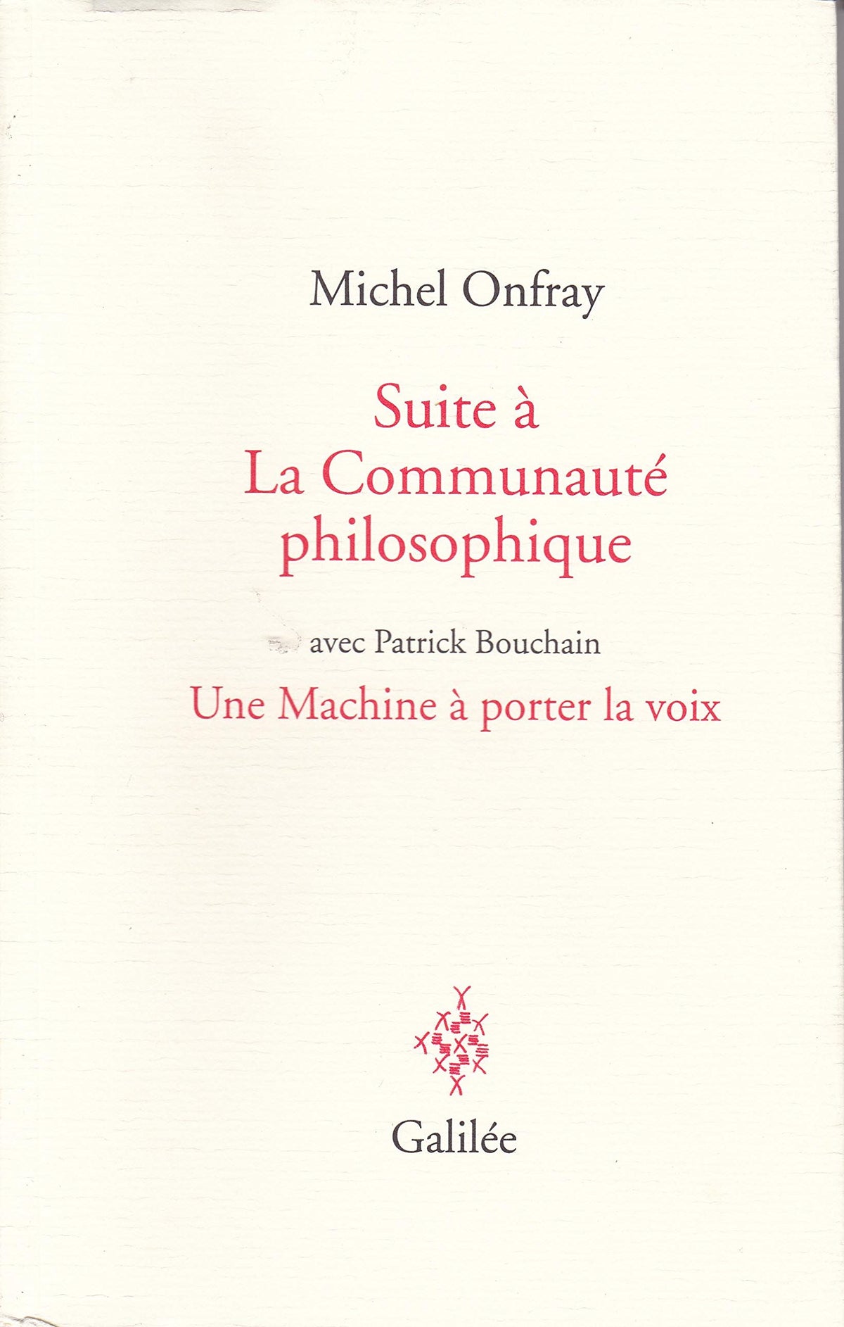 Suite à la communauté philosophique (0000) 9782718607313