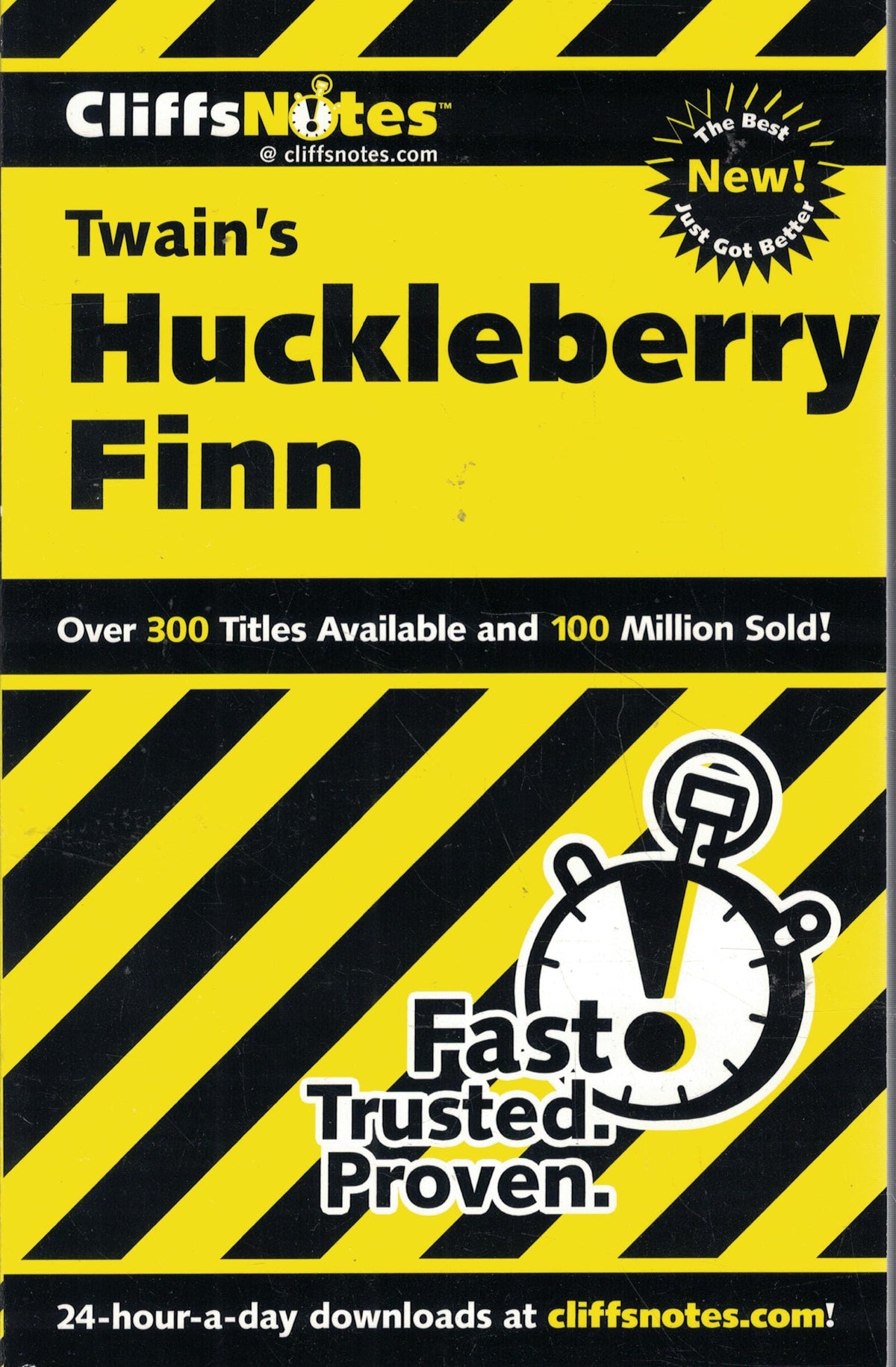 CliffsNotes on Twain's The Adventures of Huckleberry Finn 9780764586040