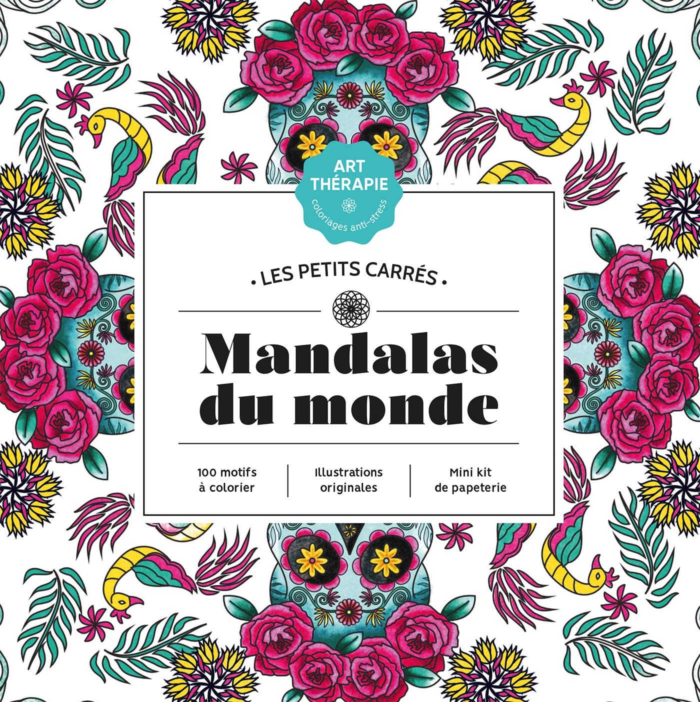 Les petits carrés d'Art-thérapie Mandalas du monde 9782019454562