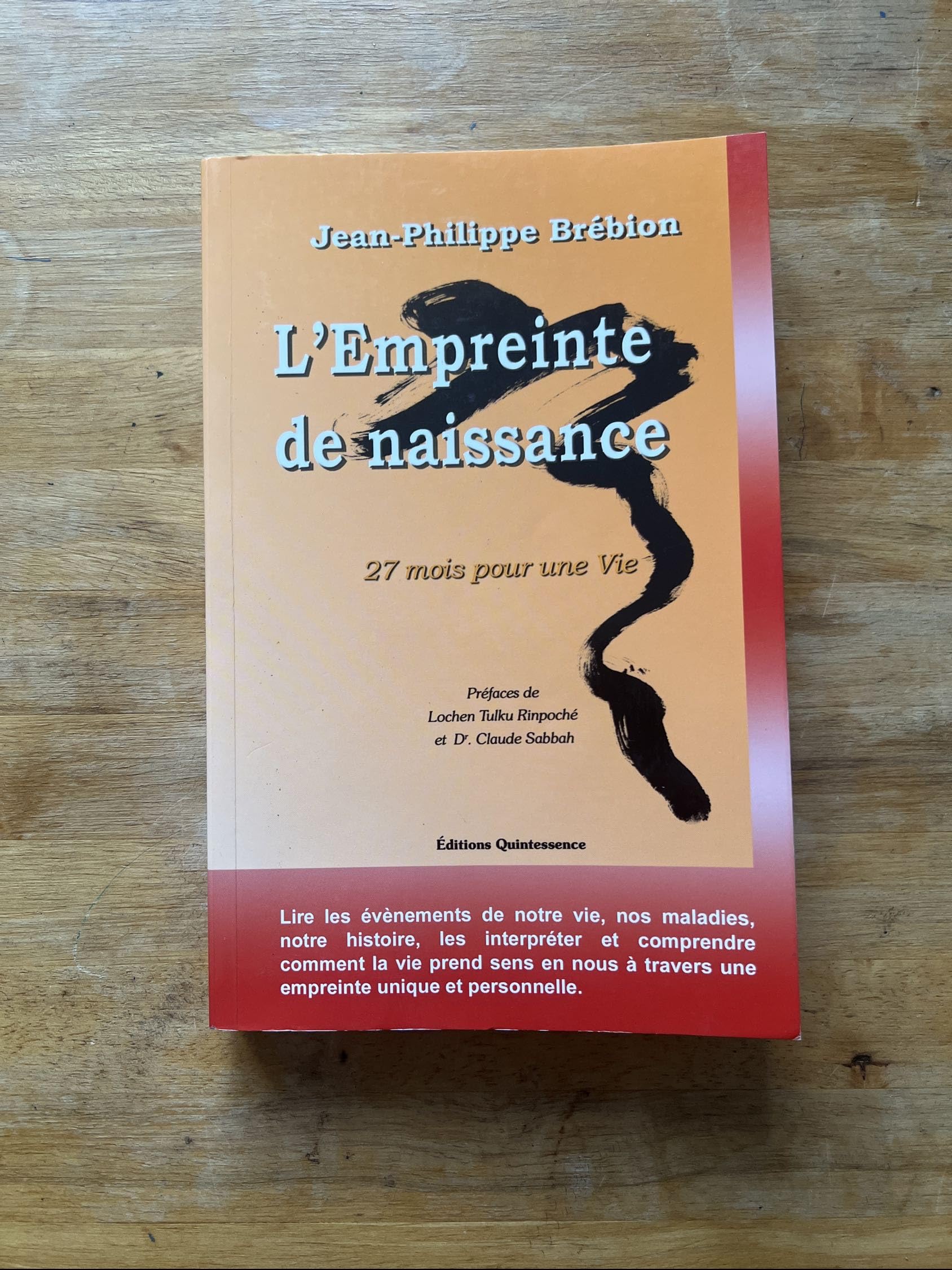 L'empreinte de naissance 9782913281332