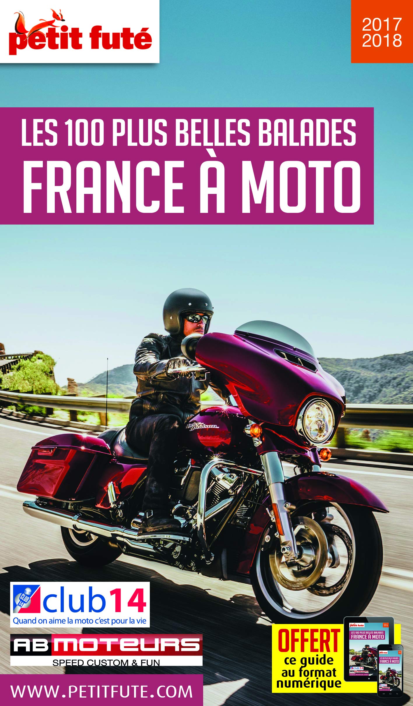 france à moto 2017 petit fute + offre num 9791033160526