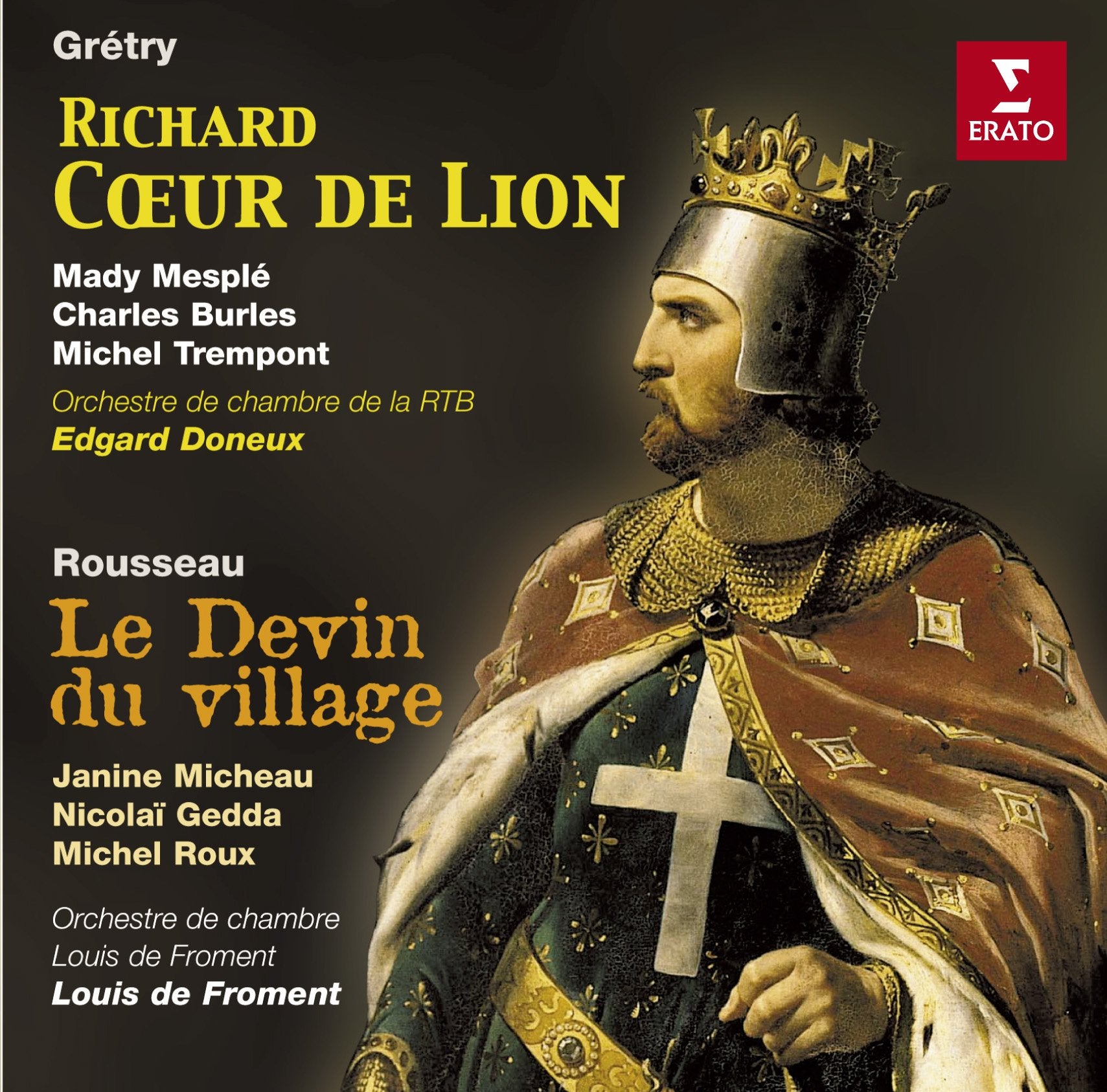 Grétry:Richard Coeur de Lion / Rousseau:Le devin du village 0724357526623