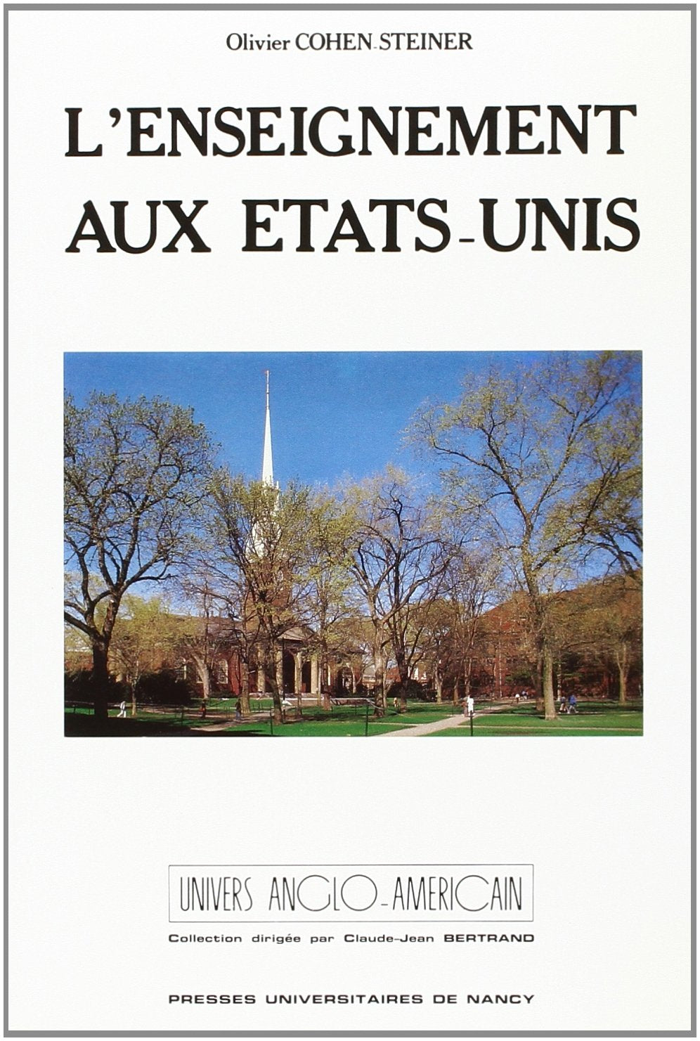 L'enseignement aux etats unis 9782864806295
