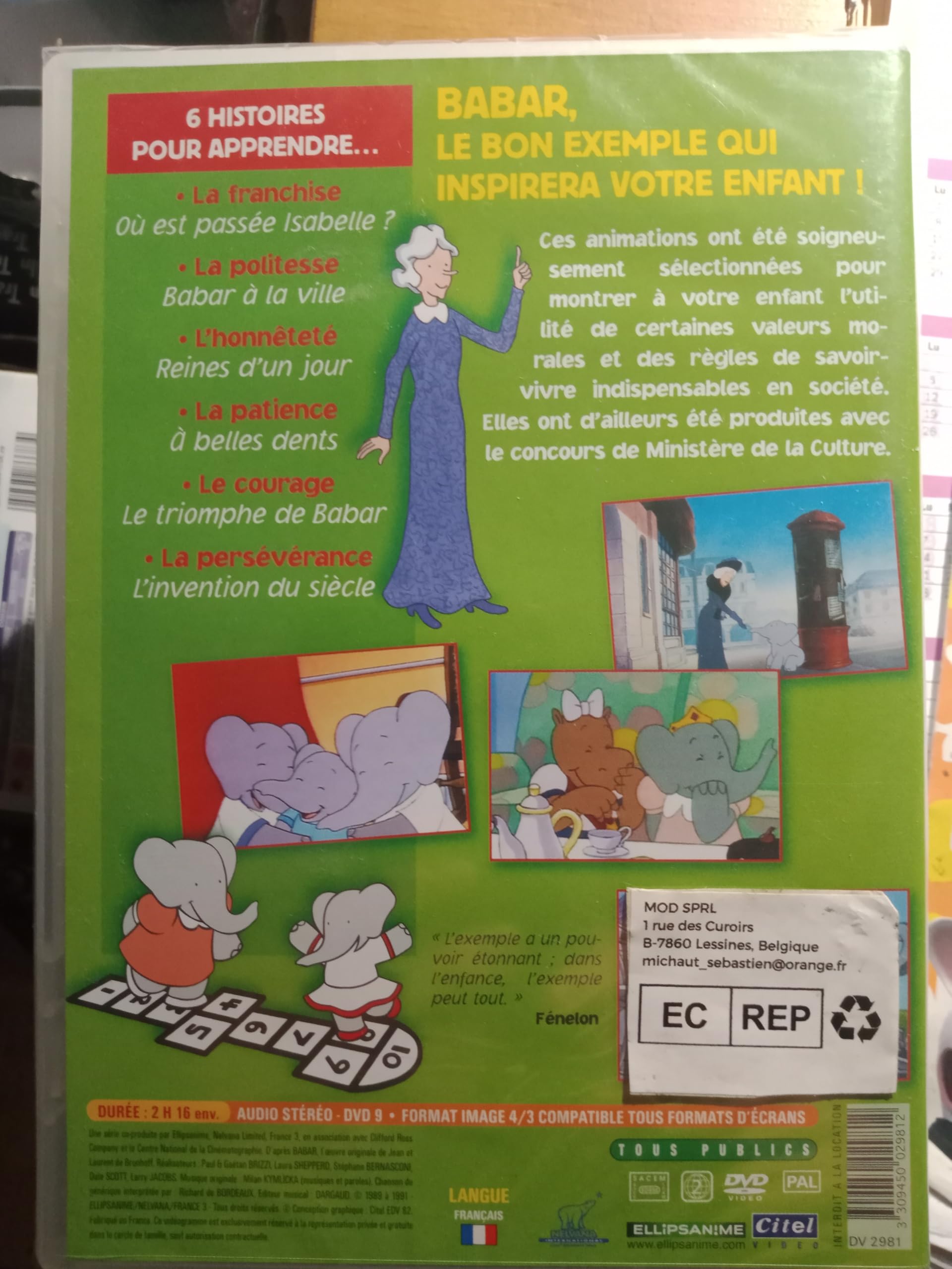 Babar - Montre-moi l'exemple ! - Vol. 1 3309450029812