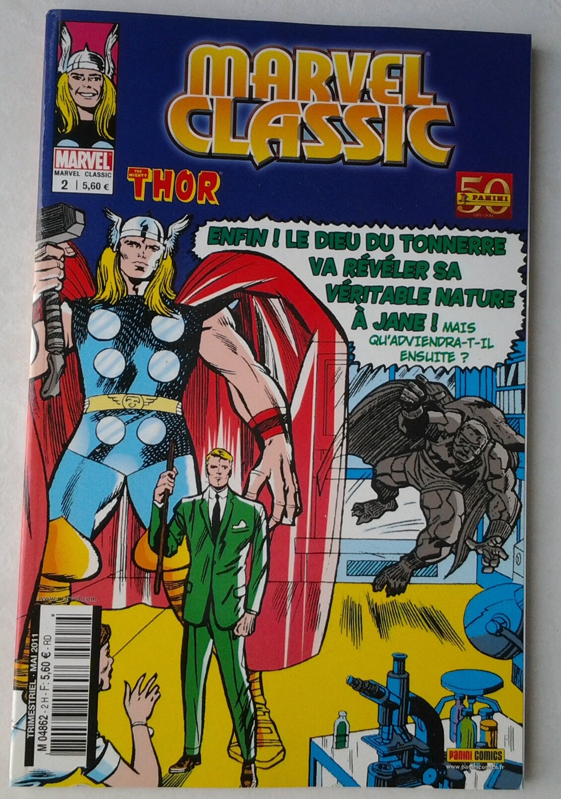 Marvel classic 2 : thor 9782809419757