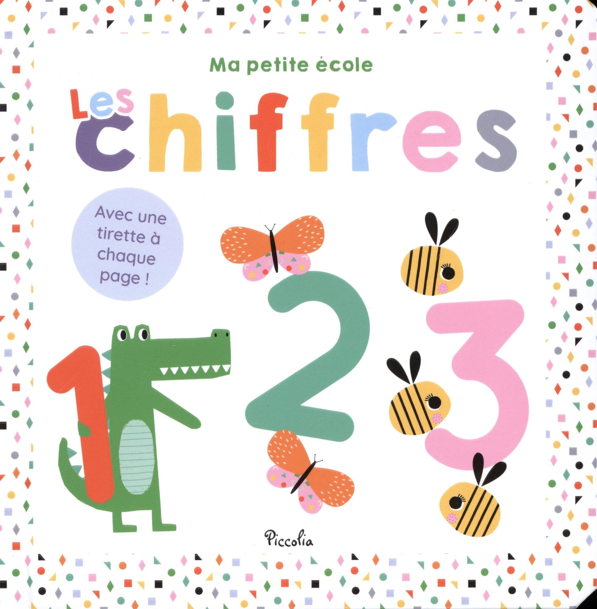 Les chiffres: Avec une tirette à chaque page ! 9782753046566