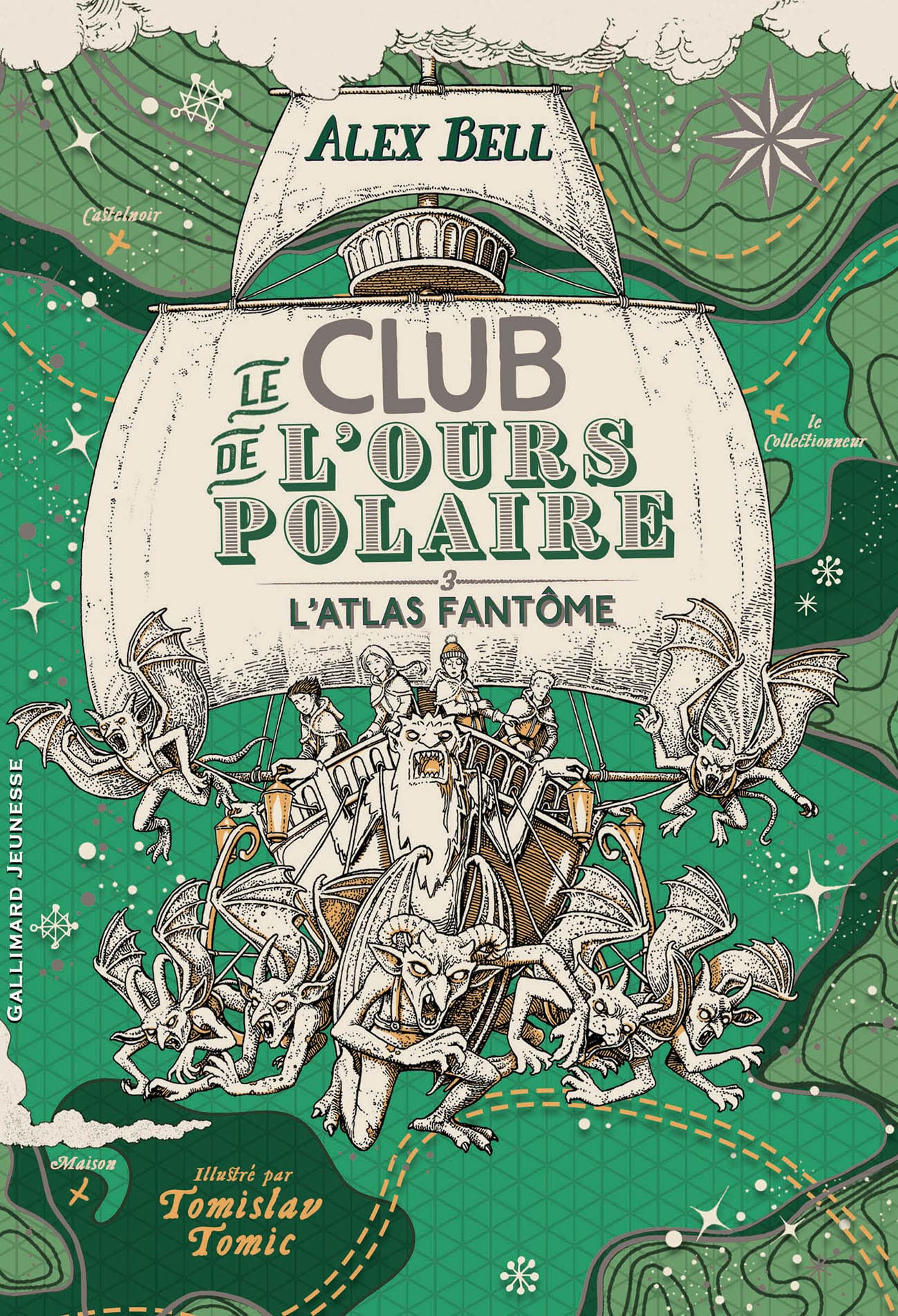 LE CLUB DE L'OURS POLAIRE - 3 L'ATLAS FANTOME T3 9782075149716