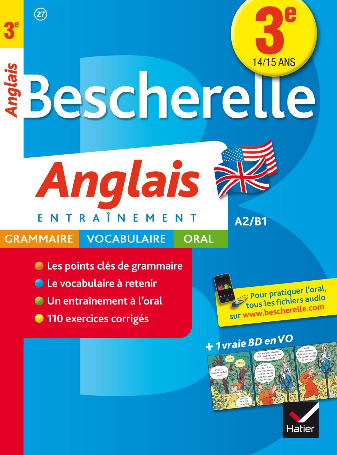 Bescherelle Anglais 3e: cahier de révisions 9782218991684