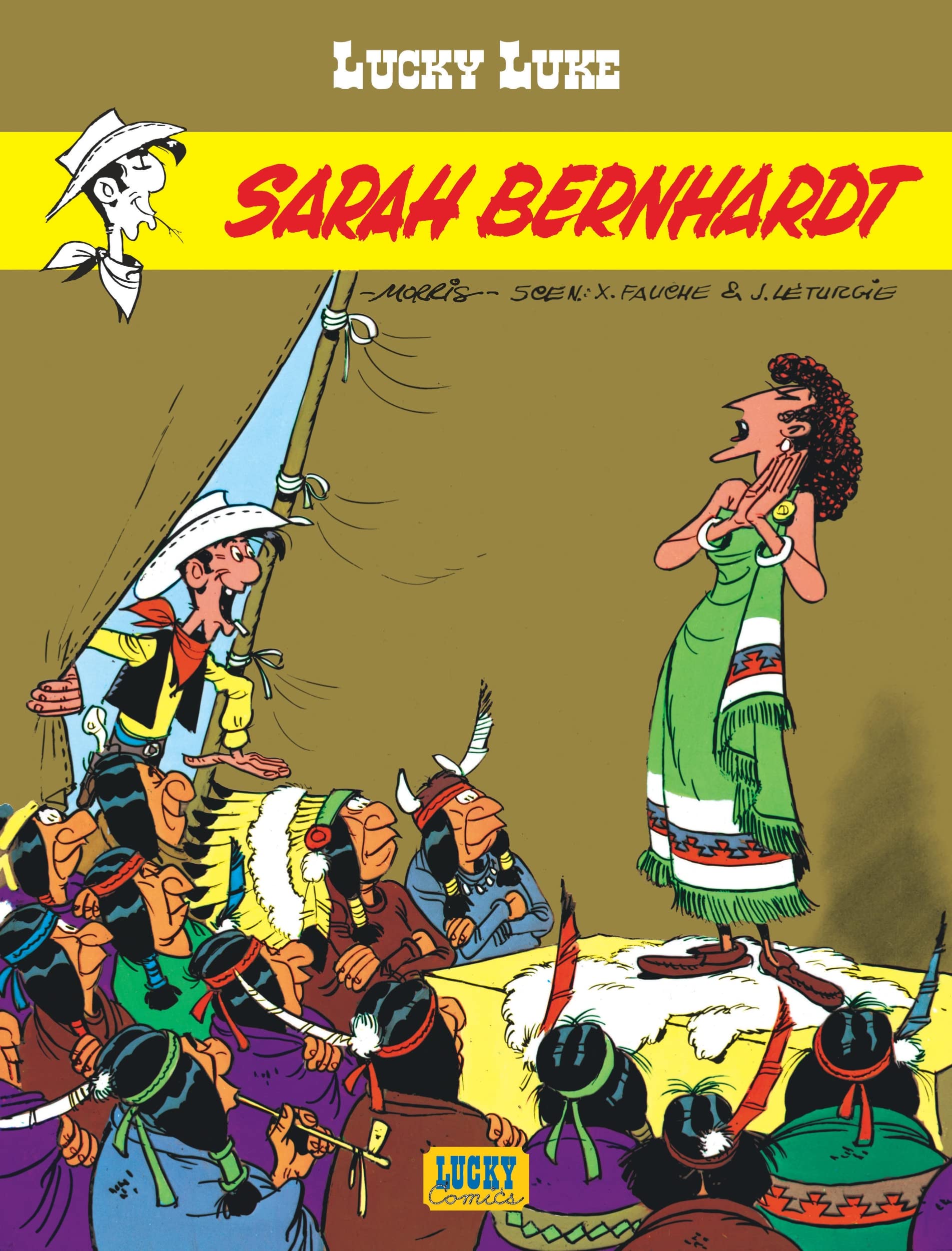 Lucky Luke, tome 19 : Sarah Bernhardt 9782884710343