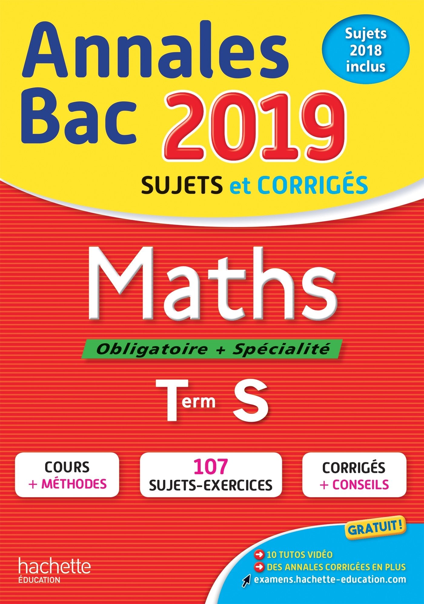 Annales BAC Maths Tle S 9782017016069