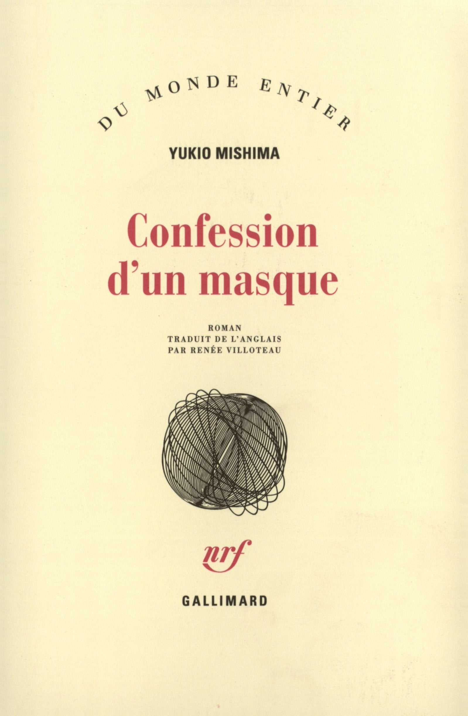 Confession d'un masque 9782070282029