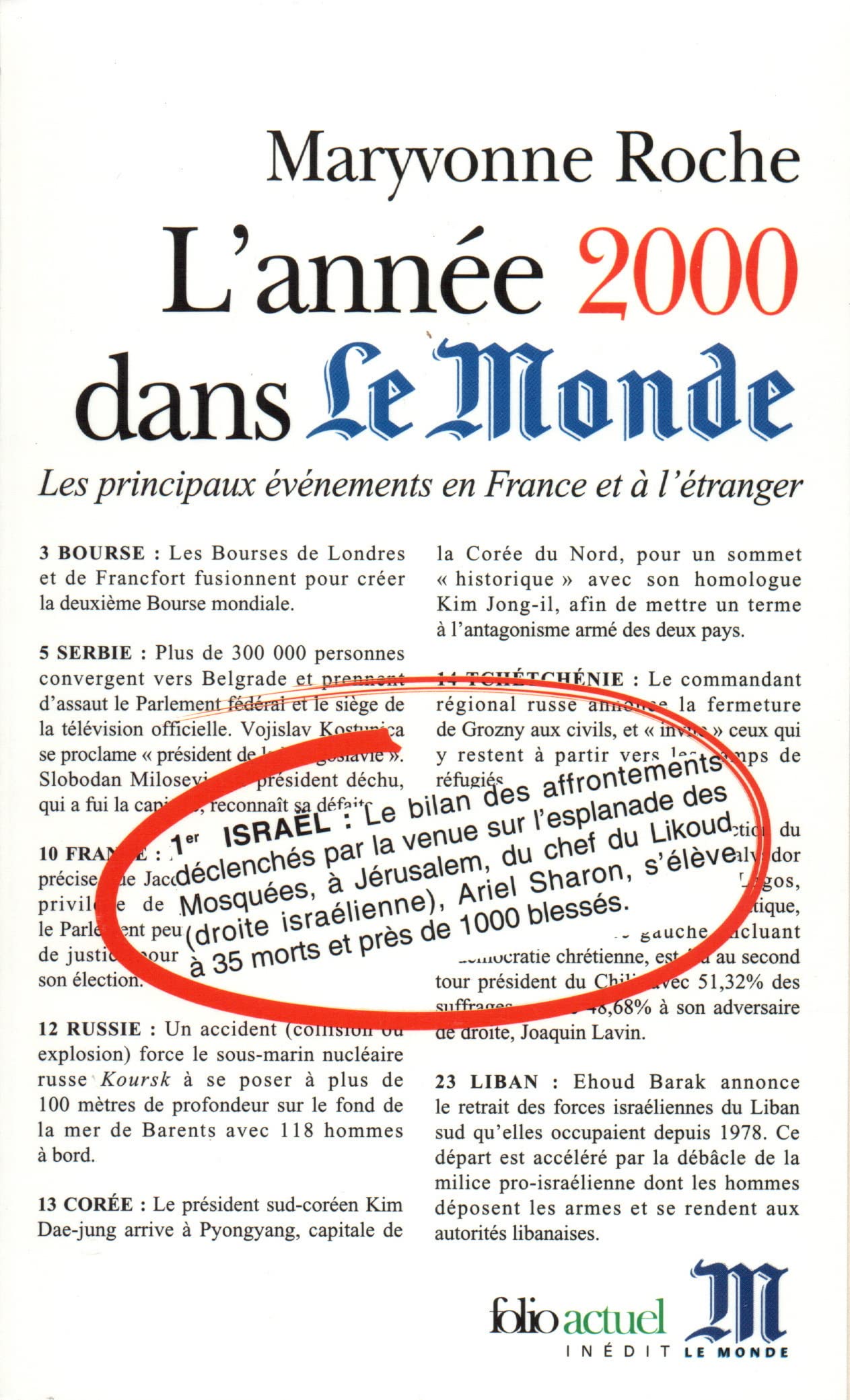 L'année 2000 dans "Le Monde" 9782070417506