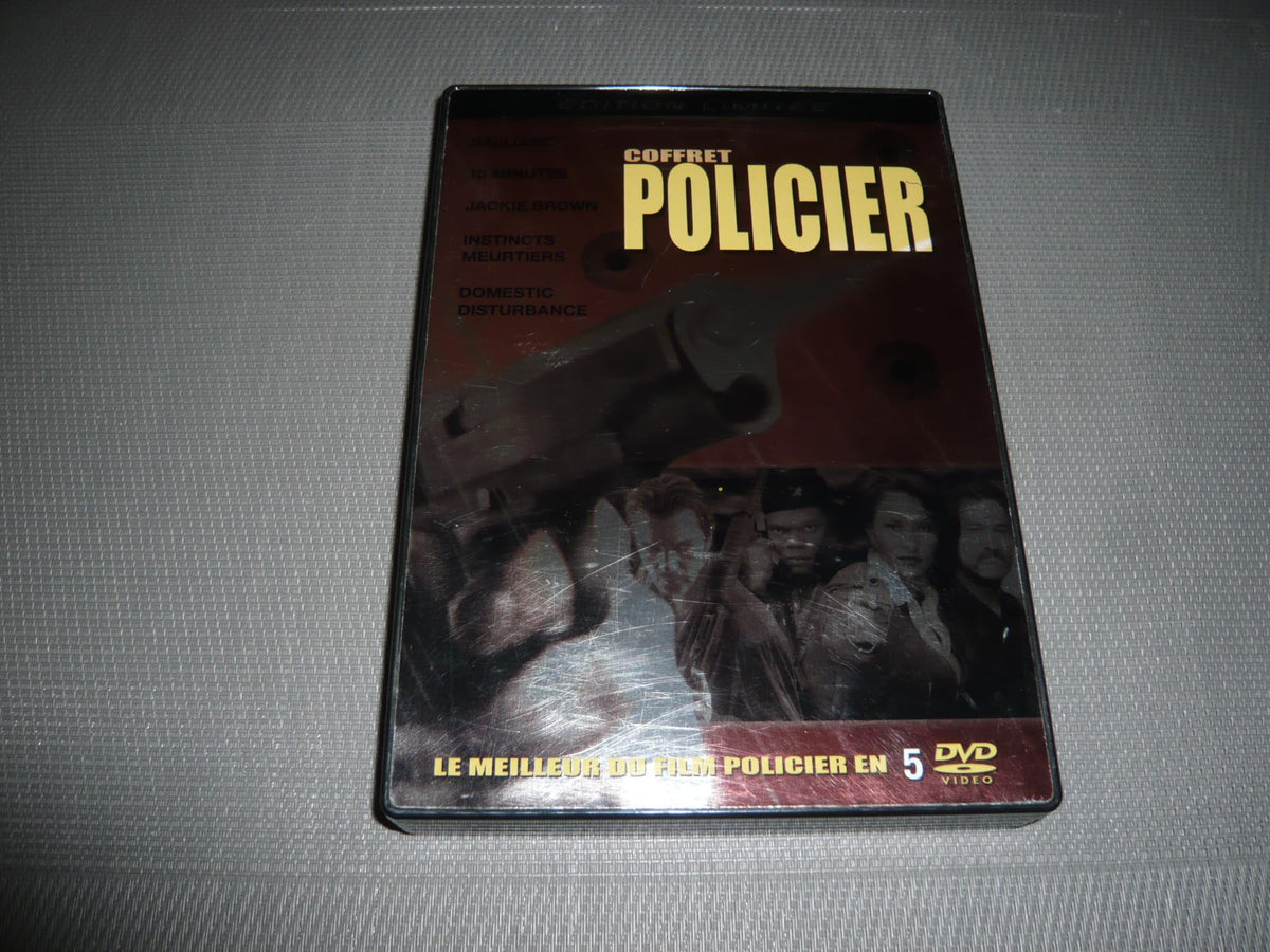 Coffret policier - 5 DVD - Ballistic + 15 Minutes + Jackie Brown + Instincts Meurtriers + Domestic Disturbance Edition Limitée 5414474500907