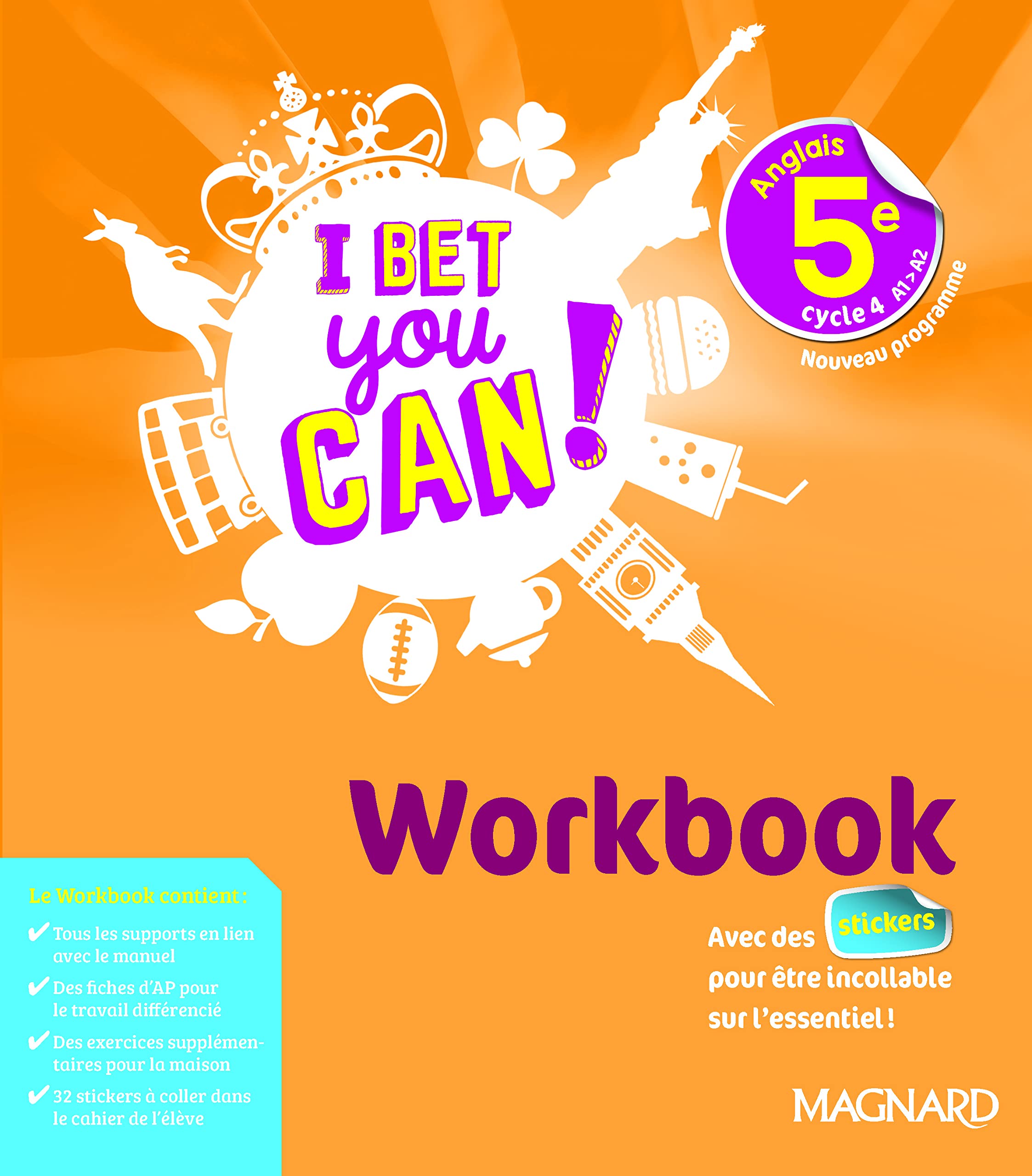 I Bet You Can! Anglais 5e (2018) - Workbook 9782210107908