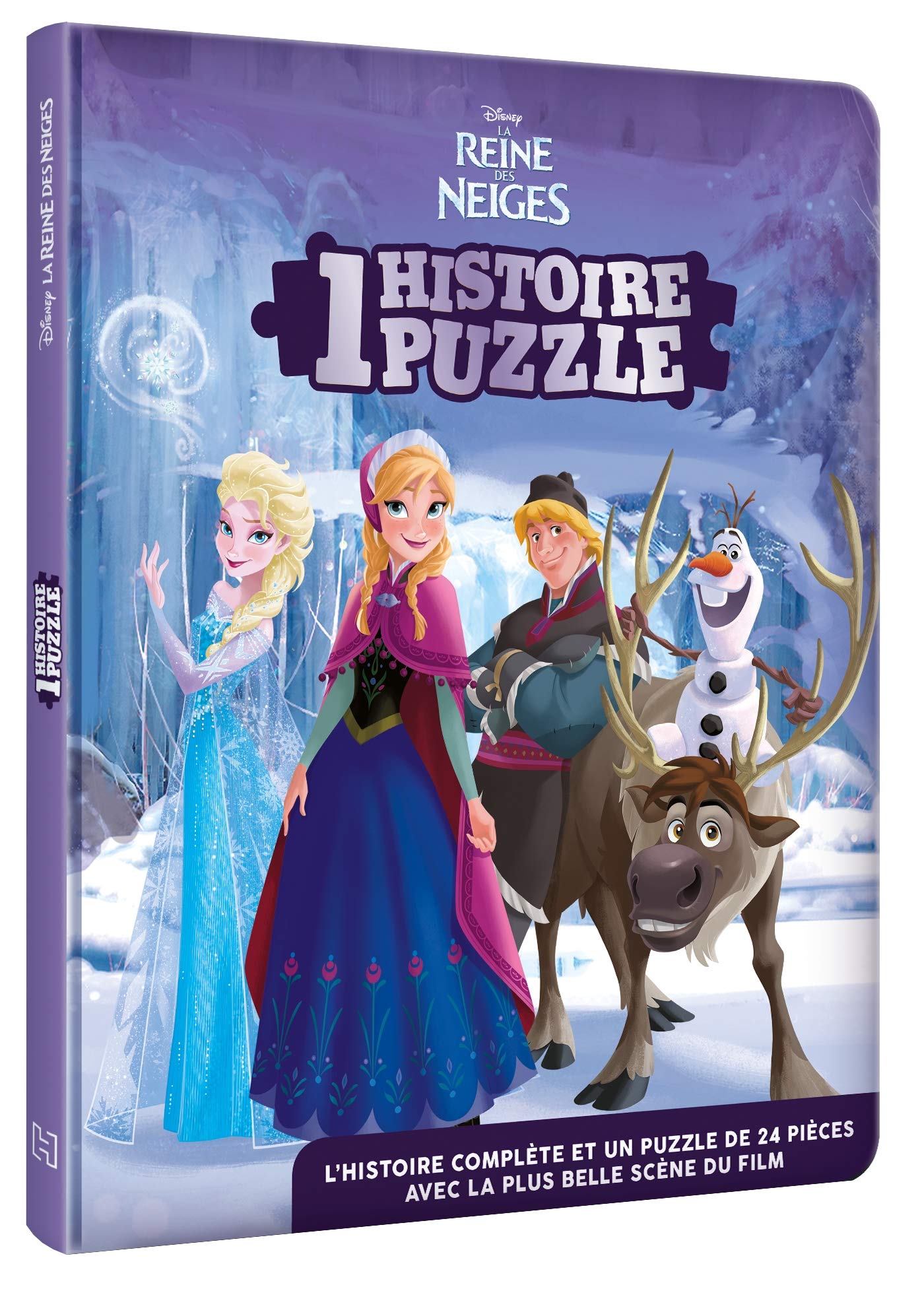 REINE DES NEIGES - Une Histoire, Un puzzle - L'histoire du film - 1 puzzle 24 pièces - Disney 9782017091707