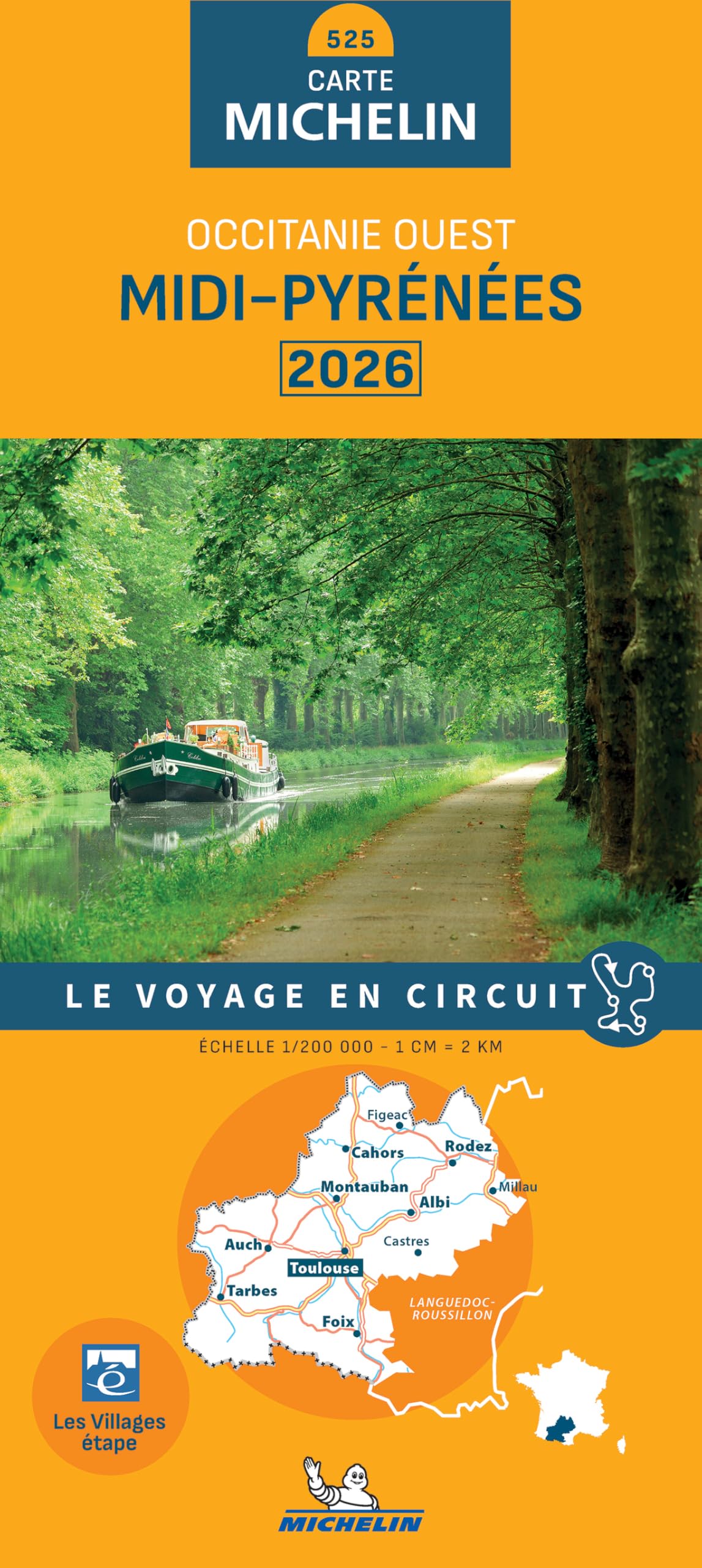 Carte Régionale Midi-Pyrénées 2026: Occitanie Ouest 9782067269378