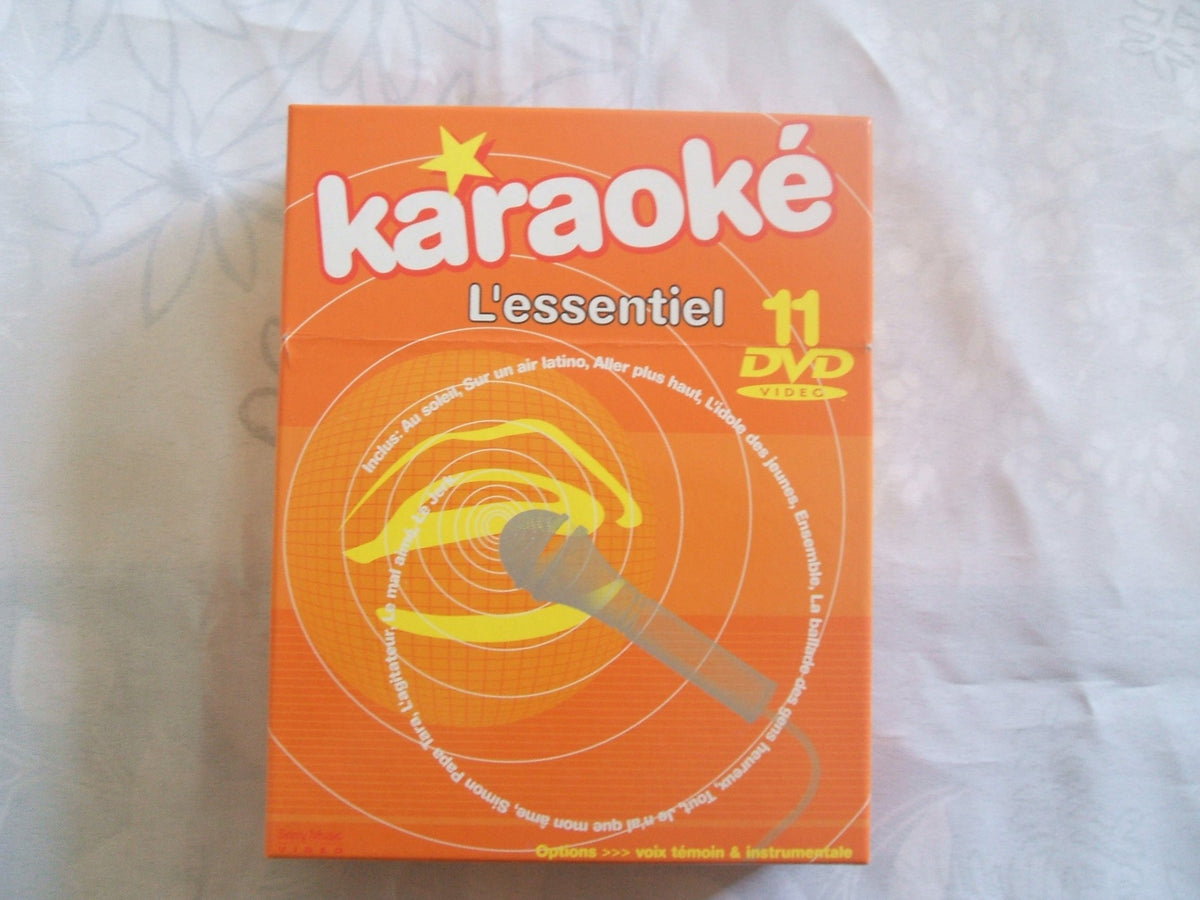 Karaoke 2003 - Coffret 11 DVD (inclus 1 DVD spécial Goldman + 1 micro) 5099720205395
