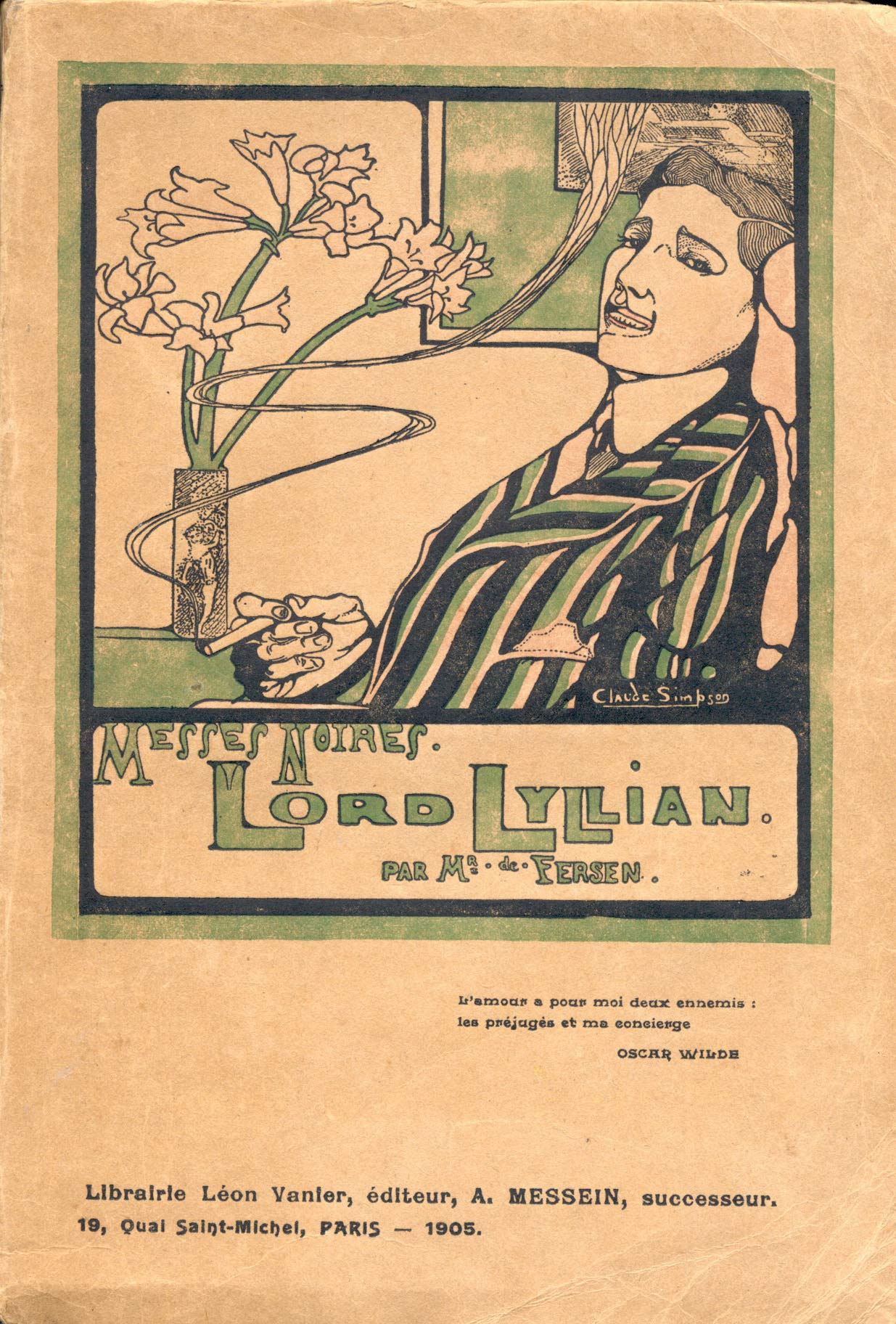 Lord Lyllian: Messes noires 9782908050684