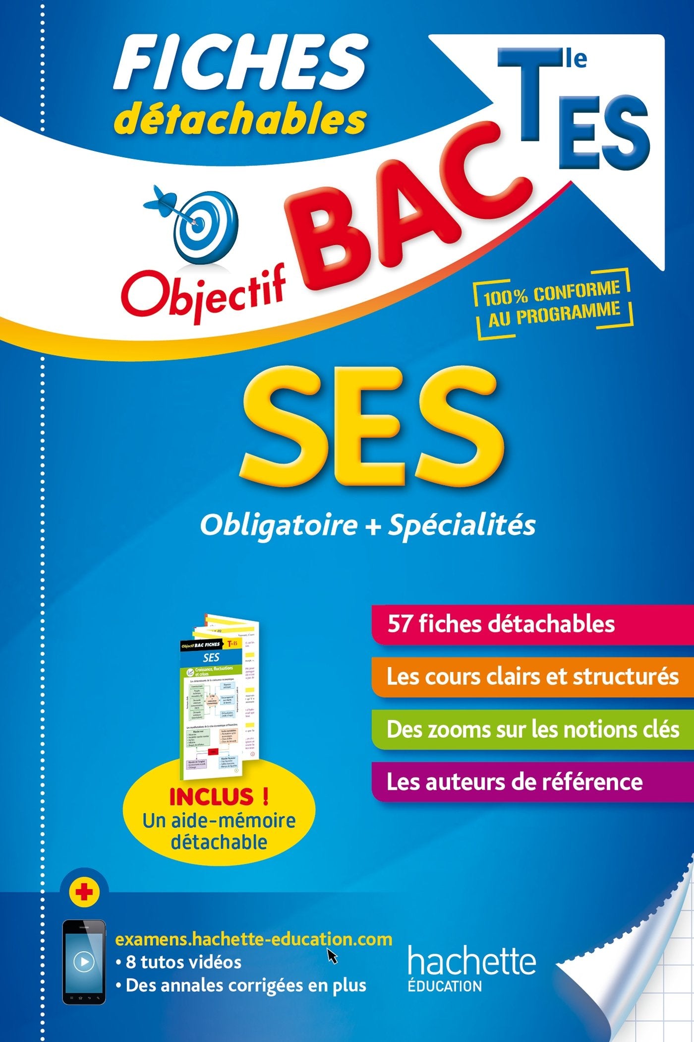 Objectif Bac Fiches détachables Sciences économiques et sociales Term ES 9782017015901