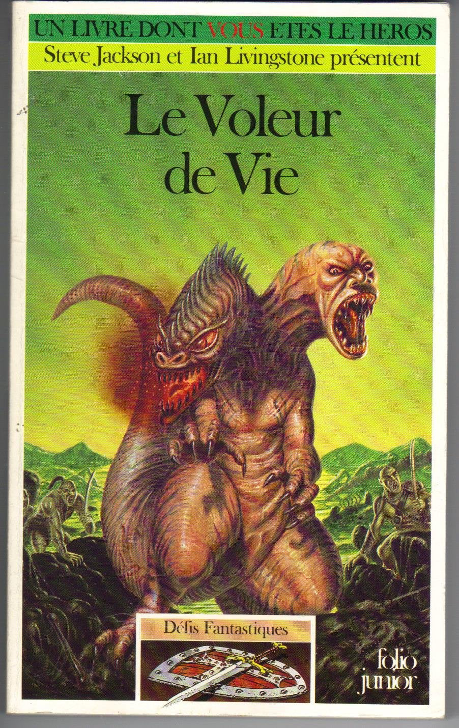 Defis Fantastiques Tome 54 : Le Voleur De Vie 9782070586943