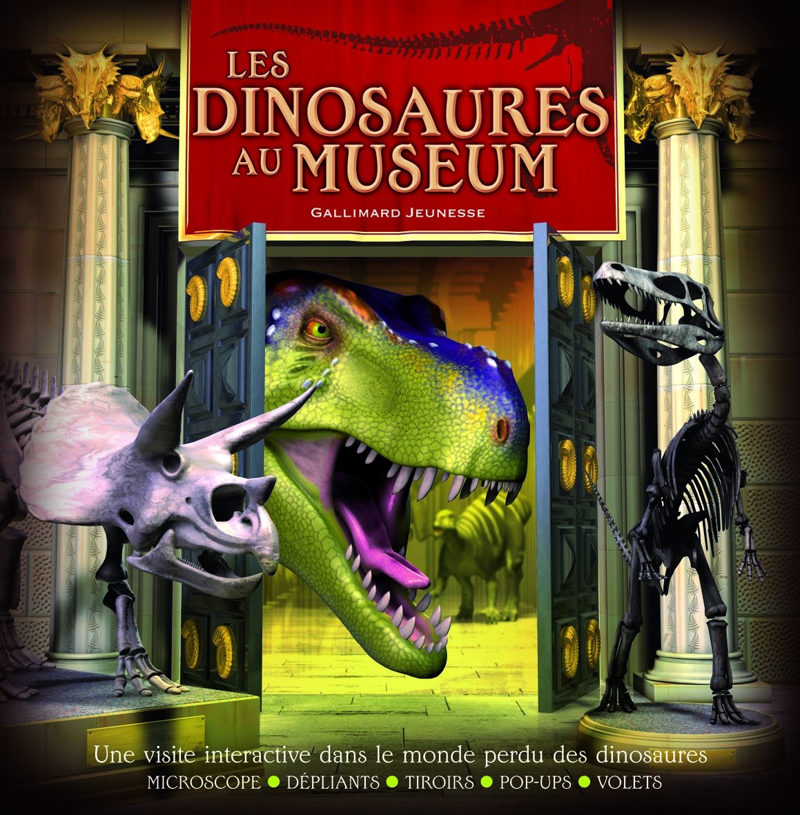 Les dinosaures au muséum 9782070622559