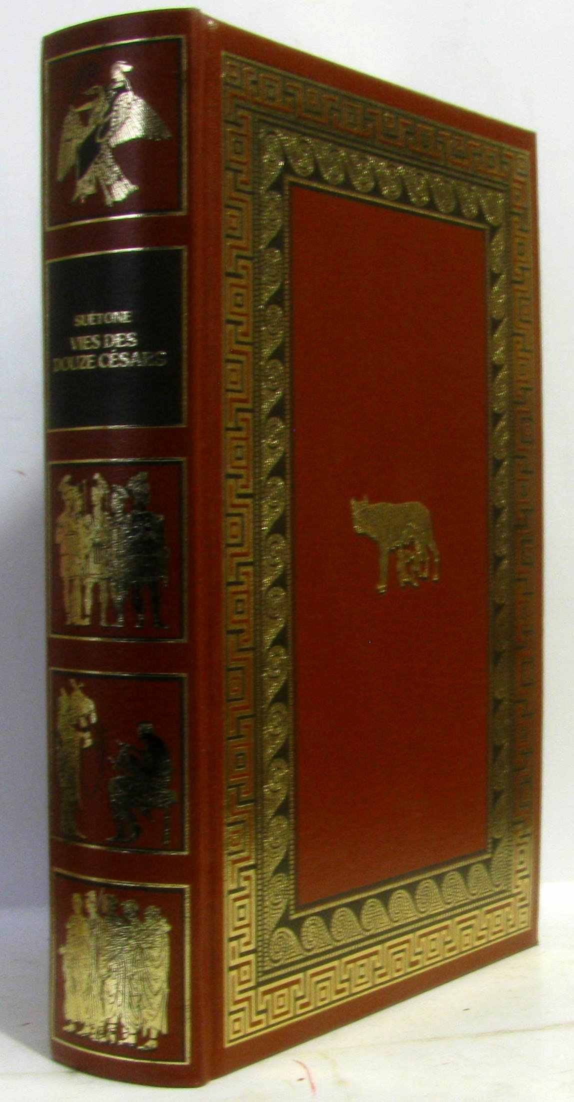 Vies des douze césars. Editions Famot/François Beauval. Chefs d'oeuvre littéraires de l'antiquité. 1988. (Littérature, Italie, Rome, Histoire romaine) 