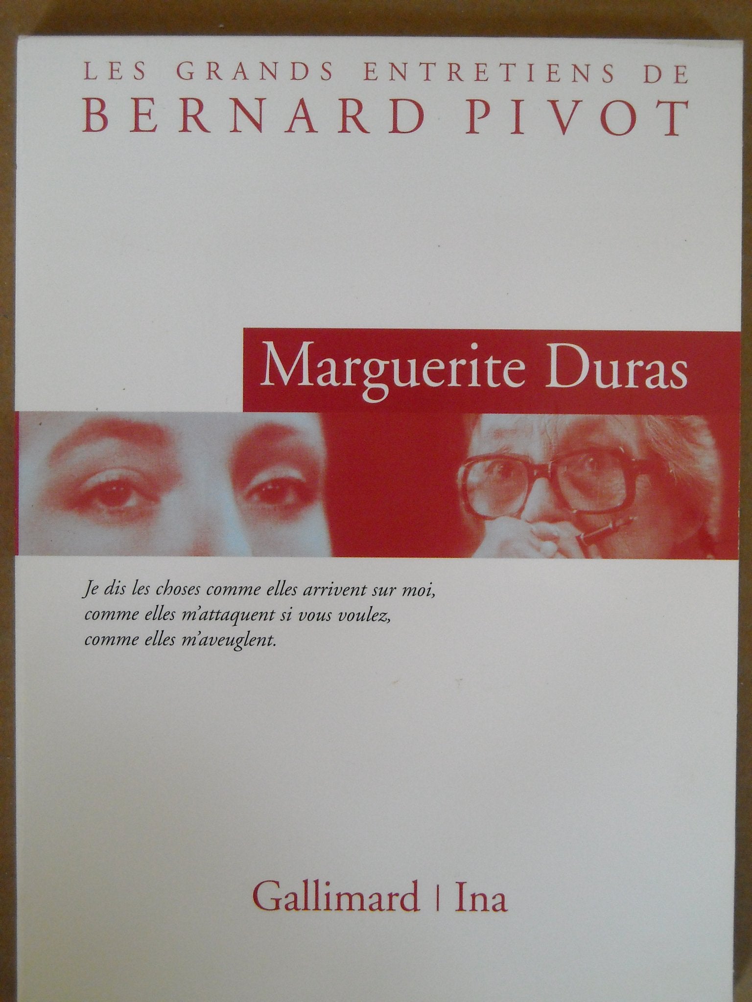 L'ENTRETIEN DE Bernard Pivot avec Marguerite DURAS (DVD) 3260050635554