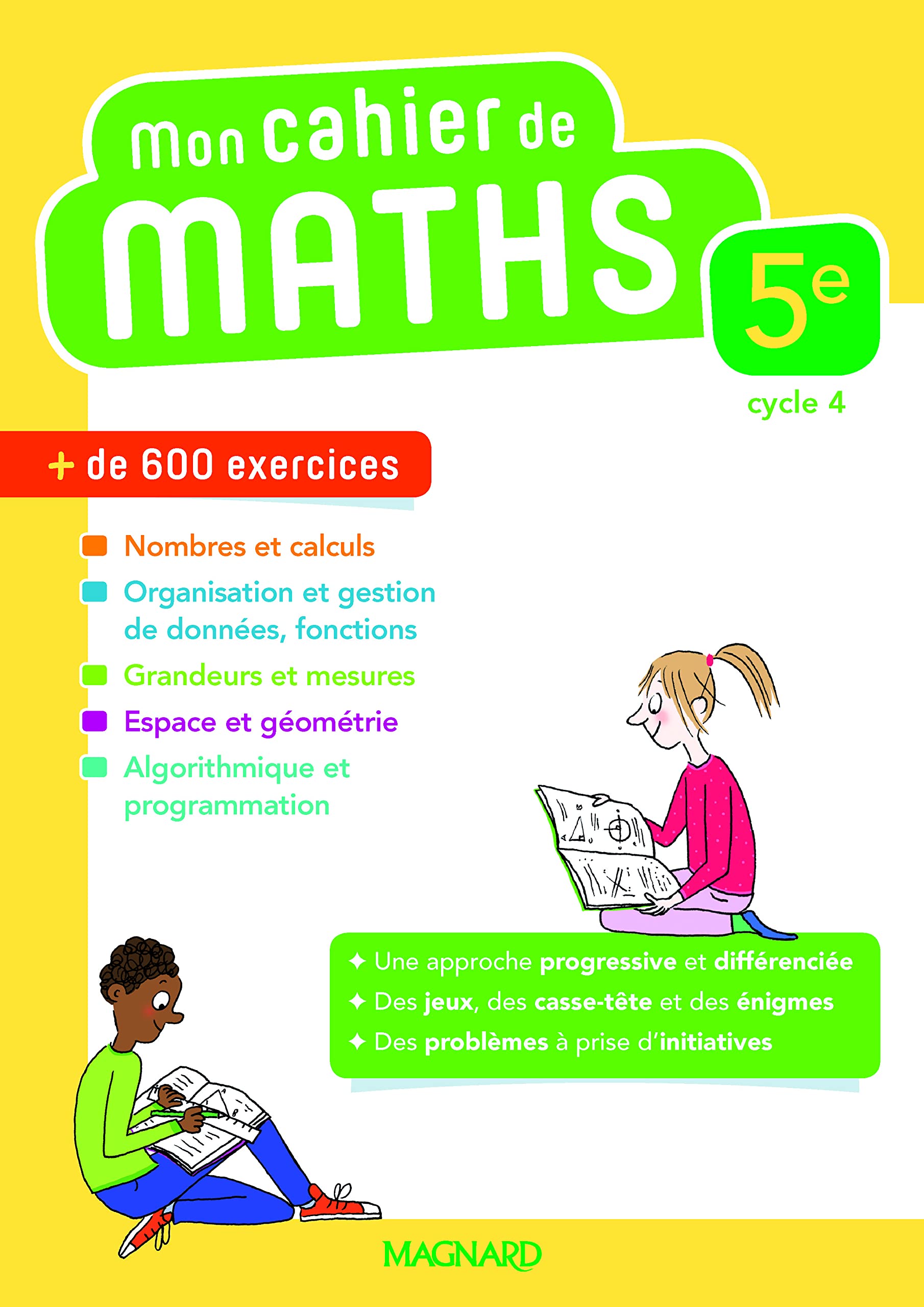 Mon cahier de maths 5e (2018) 9782210111714