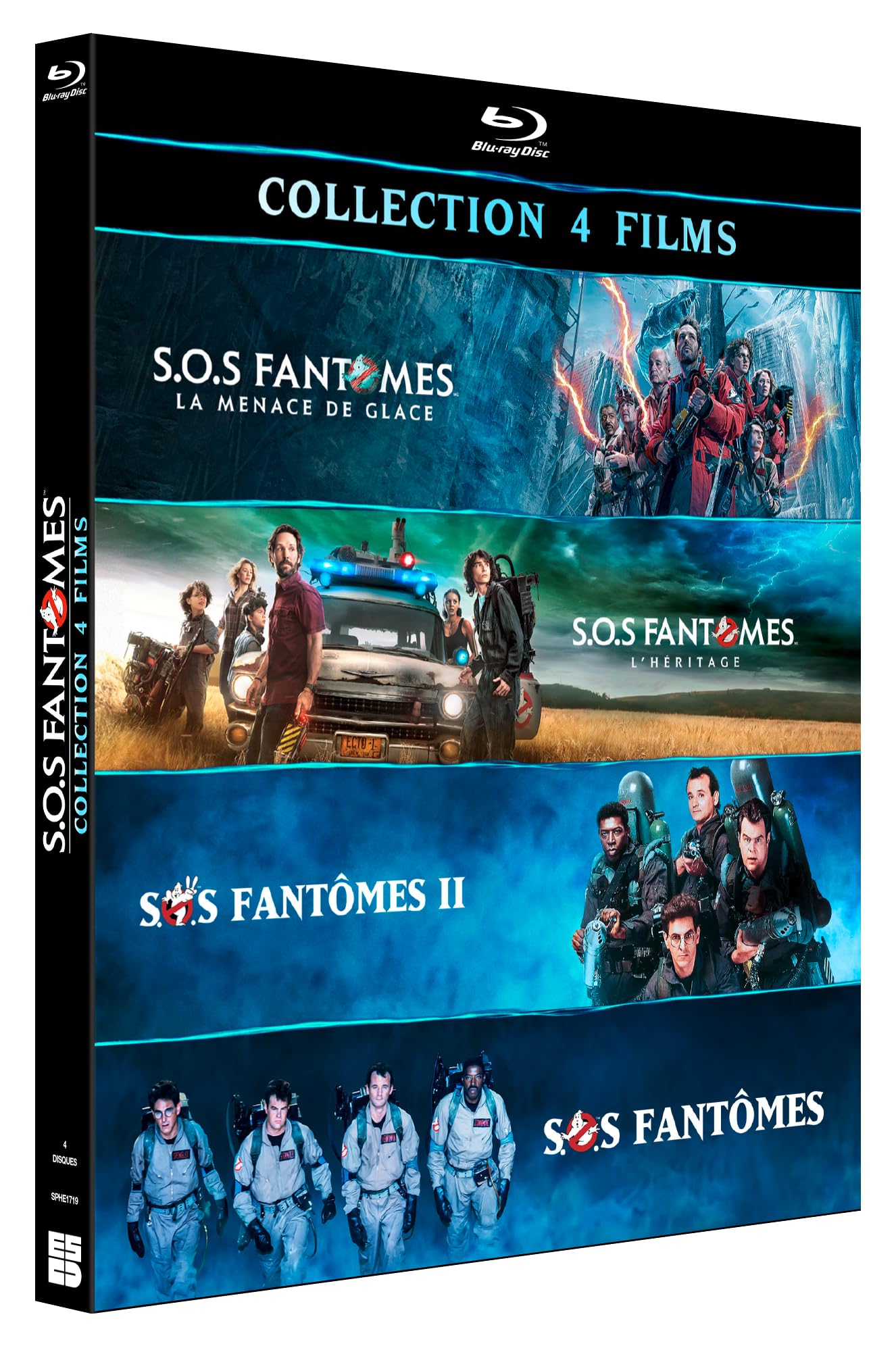 Coffret Collection 4 Films II L'Héritage + S.O.S. Fantômes : La Menace de Glace [Blu-Ray] 3333290017197